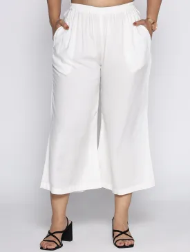 MilkyWhite Rayon Culottes