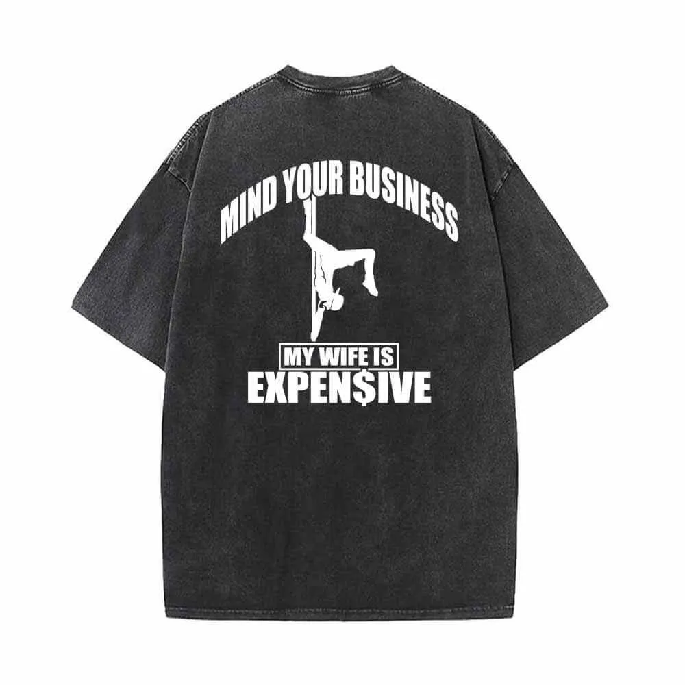 Mind Your Business Vintage Washed T-shirt