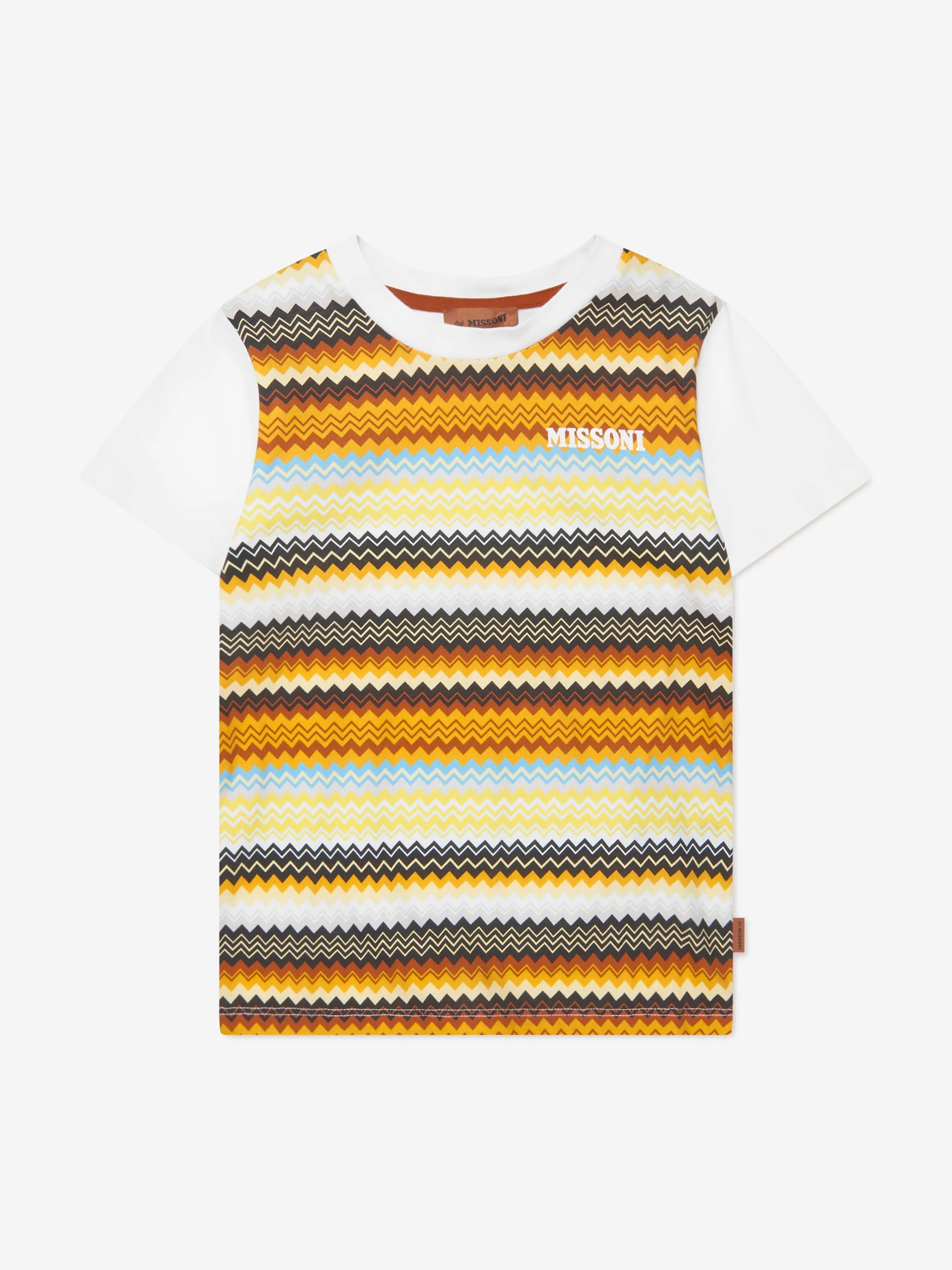 Missoni Boys Zig Zag T-Shirt in Multicolour