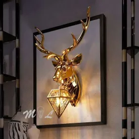 Modern Antler Wall Lamp