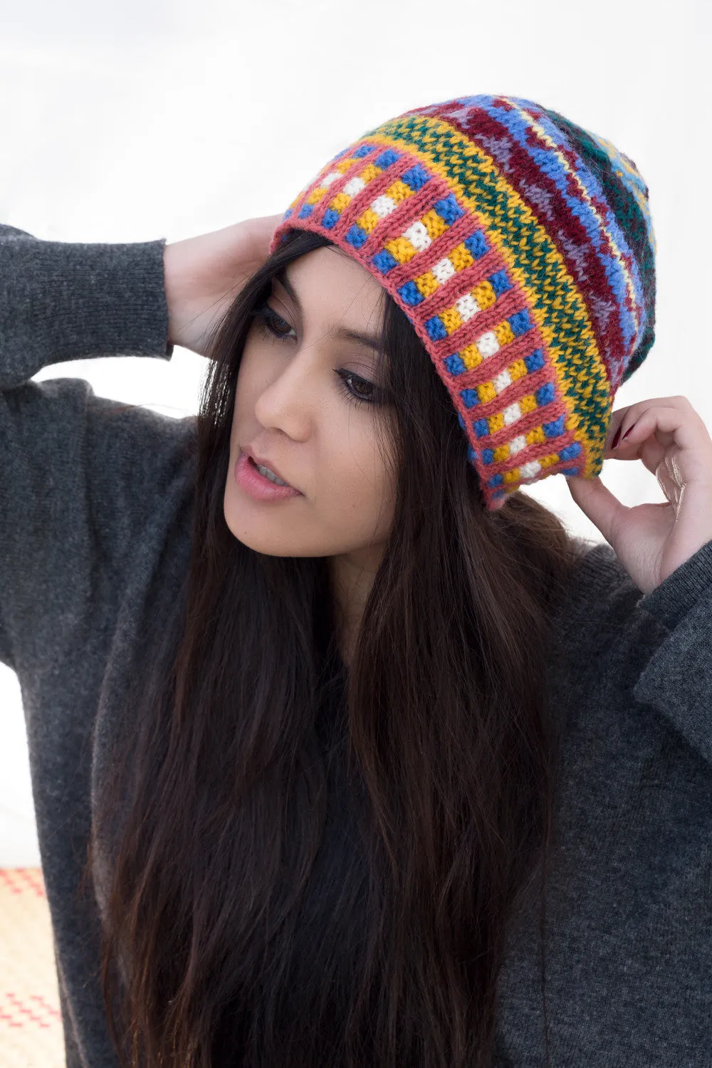 Multicolor Winter Woolen Beanie