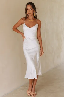 Nadia Slip Dress - White