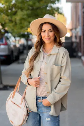 Neutral Basic Shacket