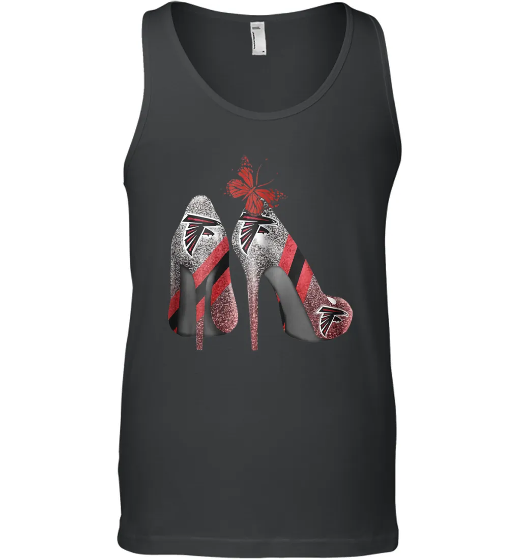 NFL Atlanta Falcons Rhinestone High Heels Tank Top