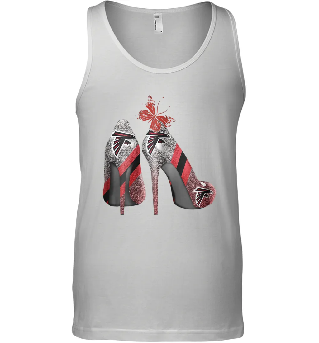 NFL Atlanta Falcons Rhinestone High Heels Tank Top