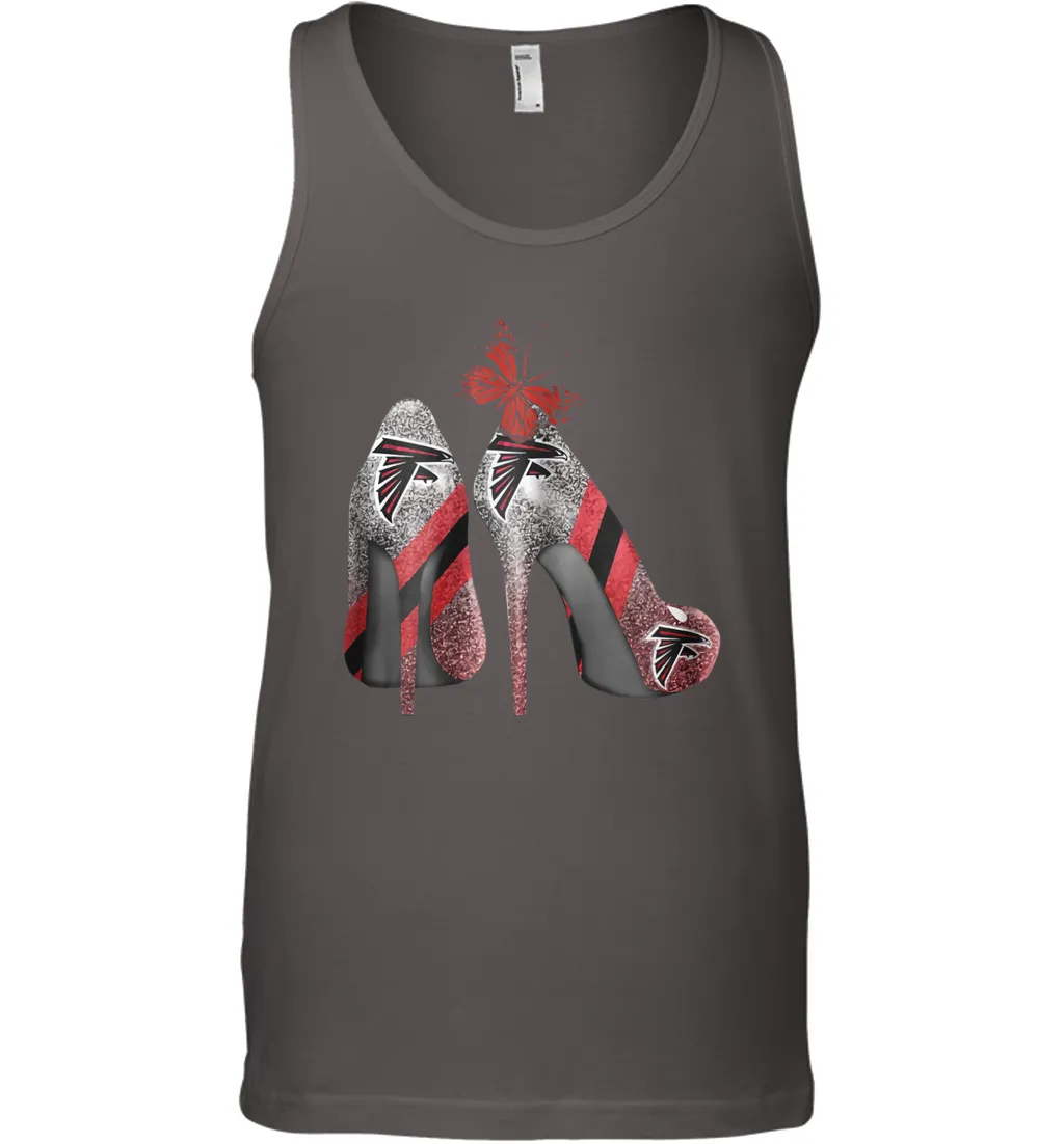 NFL Atlanta Falcons Rhinestone High Heels Tank Top