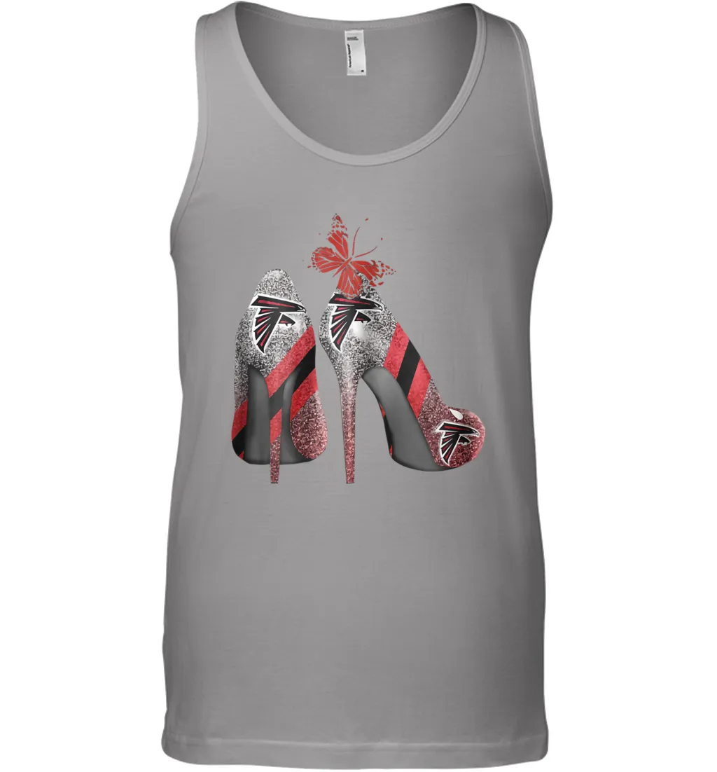 NFL Atlanta Falcons Rhinestone High Heels Tank Top