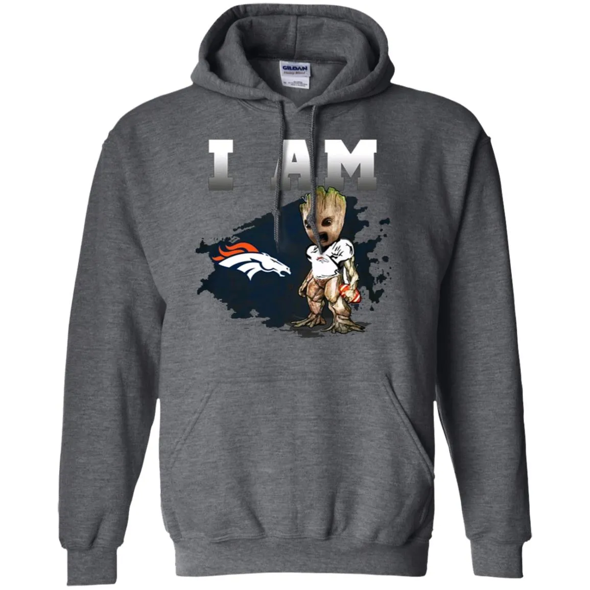 Nfl Denver Broncos I Am Groot T-shirt Pullover Hoodie Sweatshirt