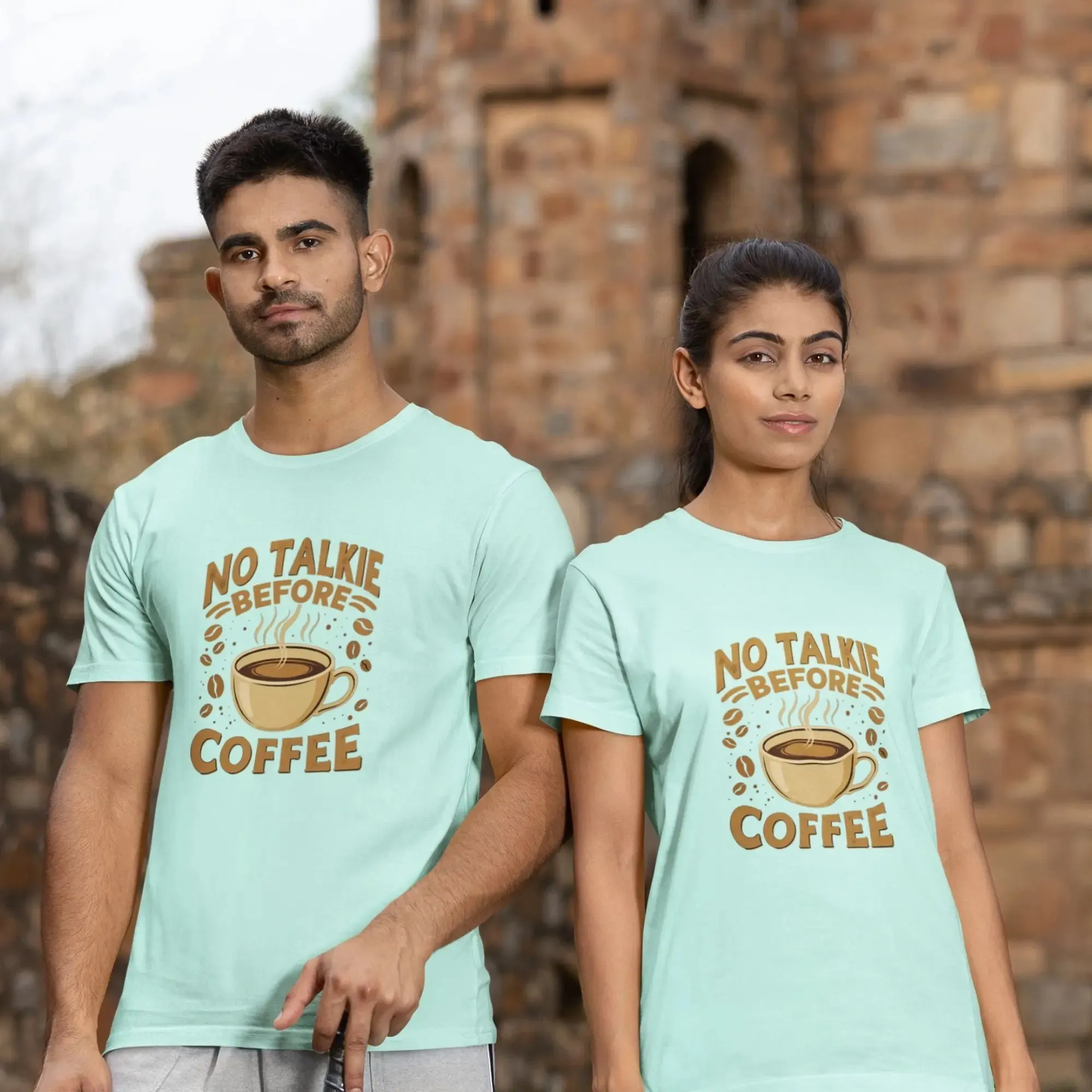 No talkie before coffee classic t-shirt