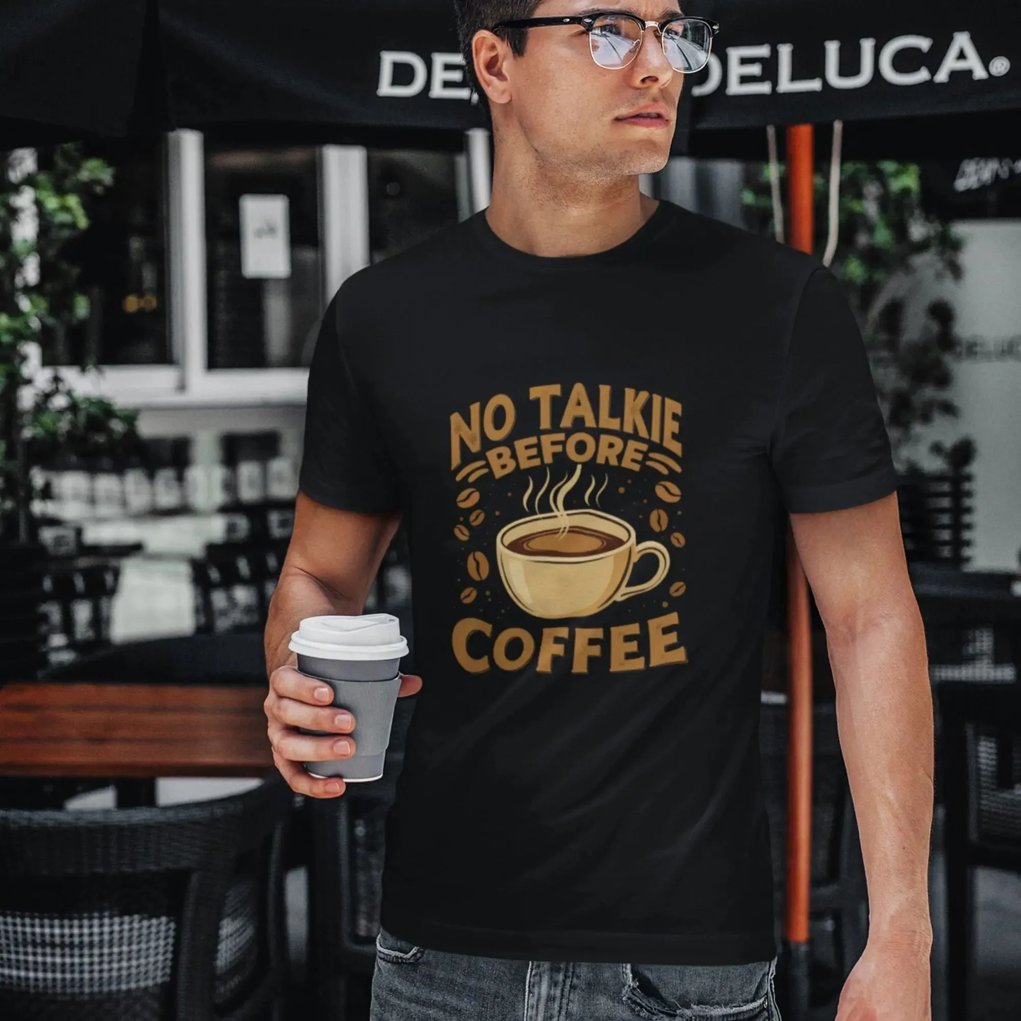 No talkie before coffee classic t-shirt