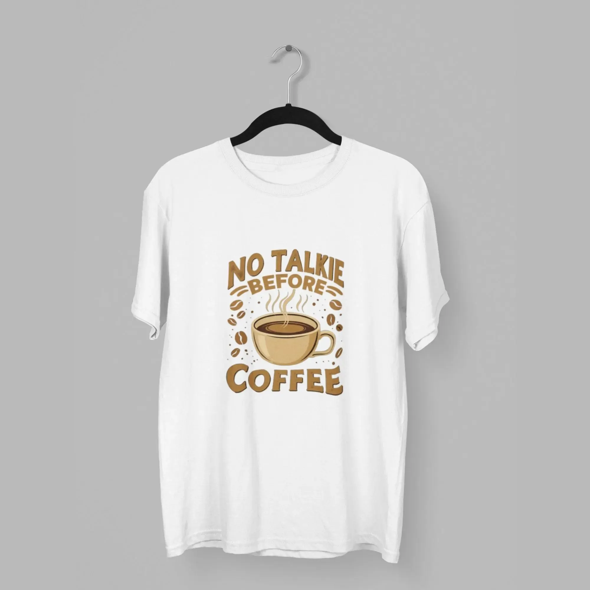 No talkie before coffee classic t-shirt