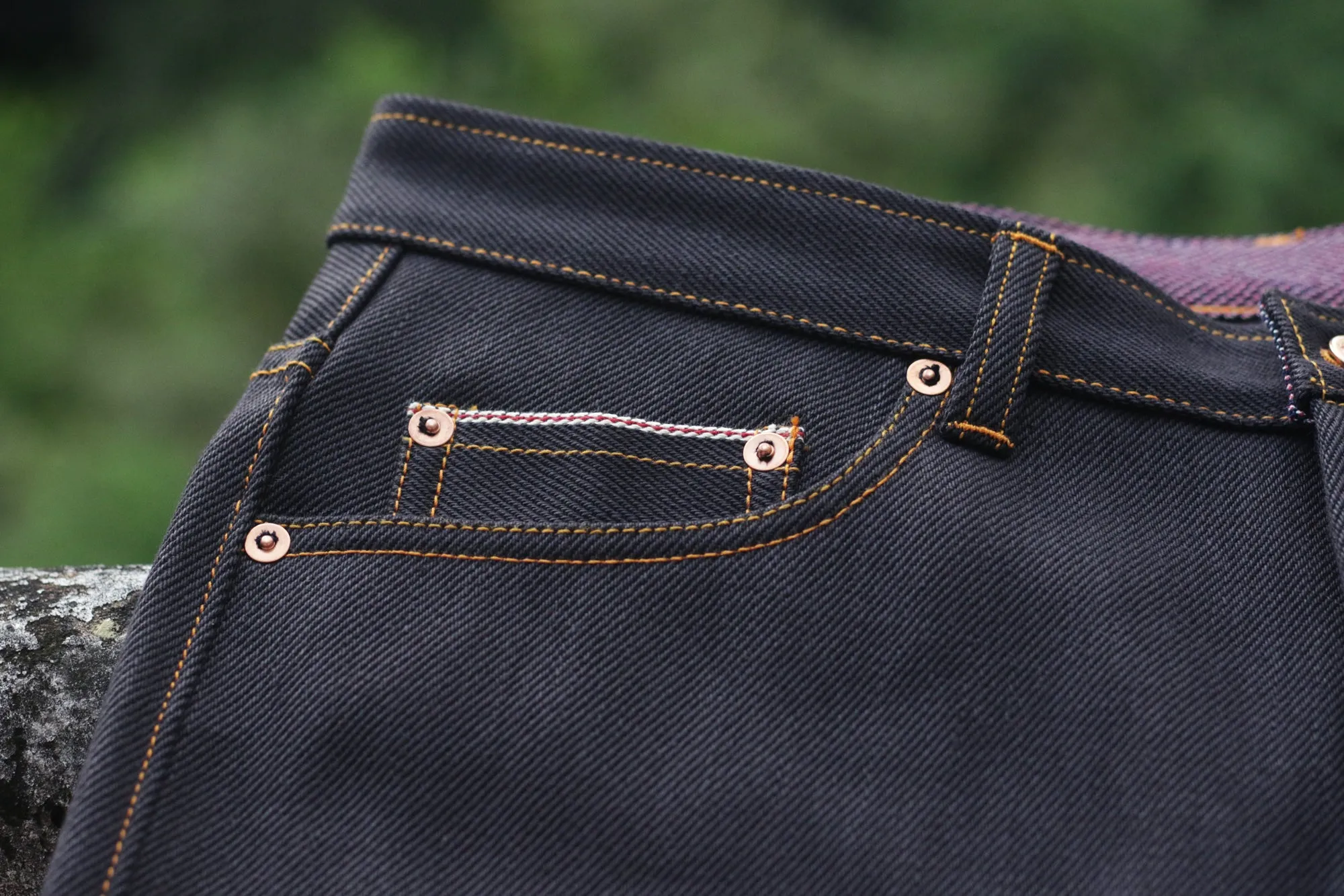 NP007 - MYSTERIOUS INDIGO x BLACK SELVEDGE DENIM 20oz