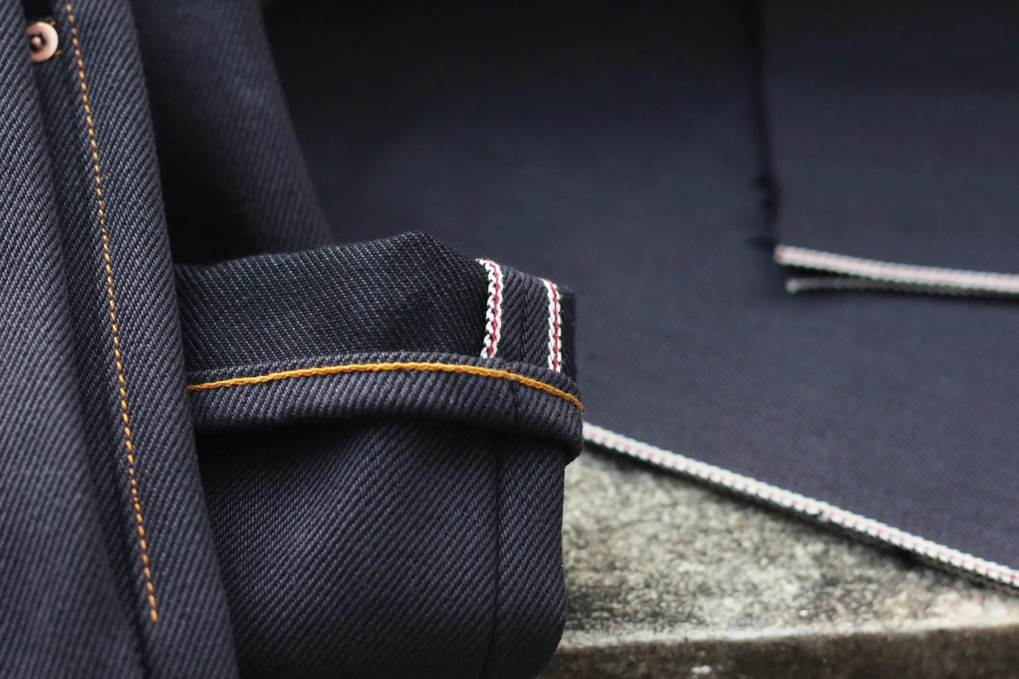 NP007 - MYSTERIOUS INDIGO x BLACK SELVEDGE DENIM 20oz