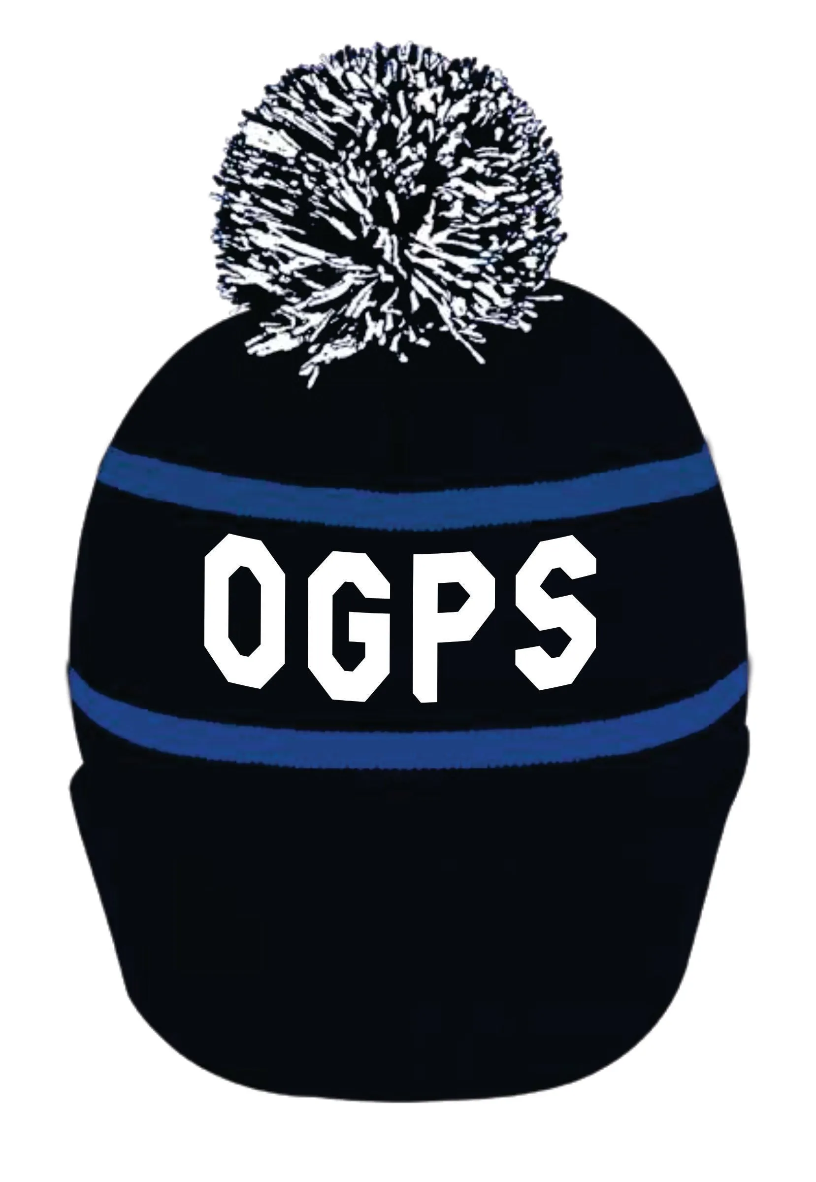 OCEAN GROVE PRIMARY SCHOOL OGPS BANHEEP SHARKS BEANIE (BLUE)