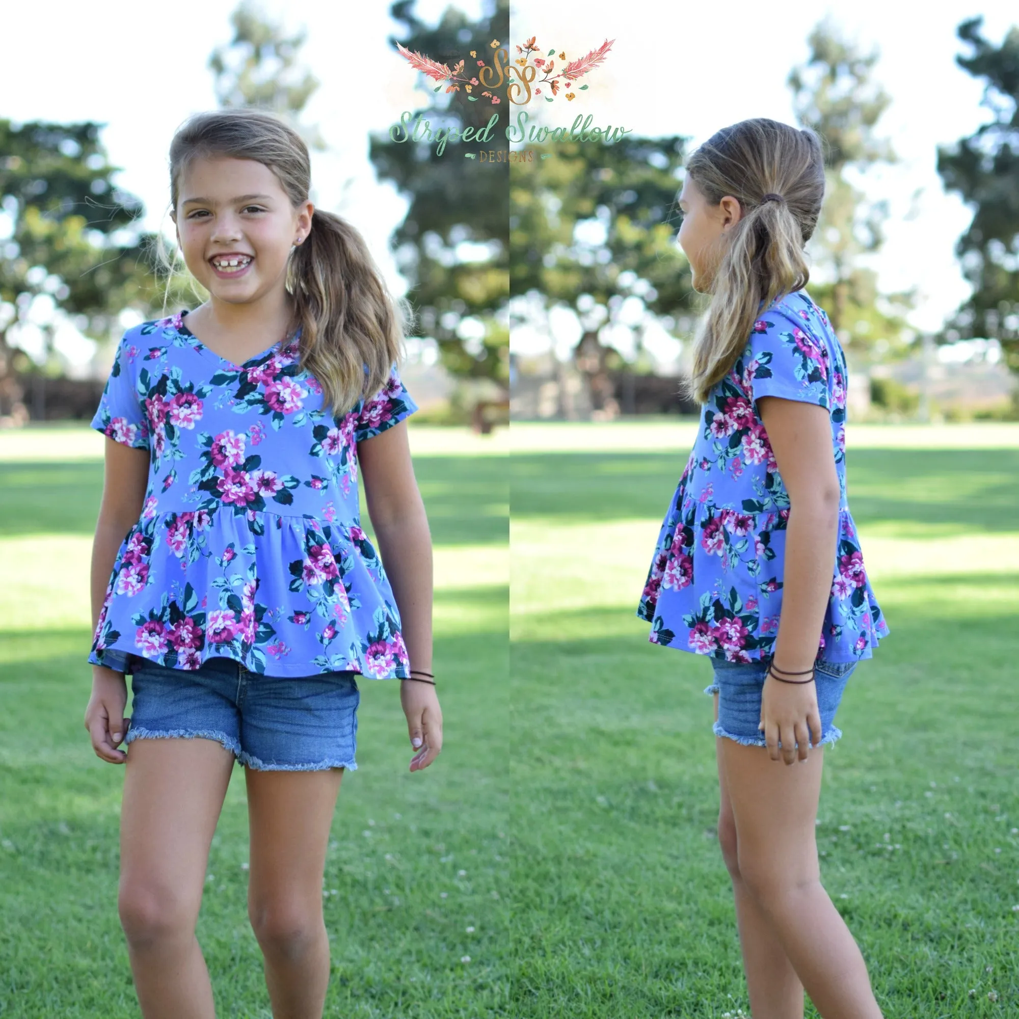 Ocean Isle PDF Pattern Girls 2T-14yrs