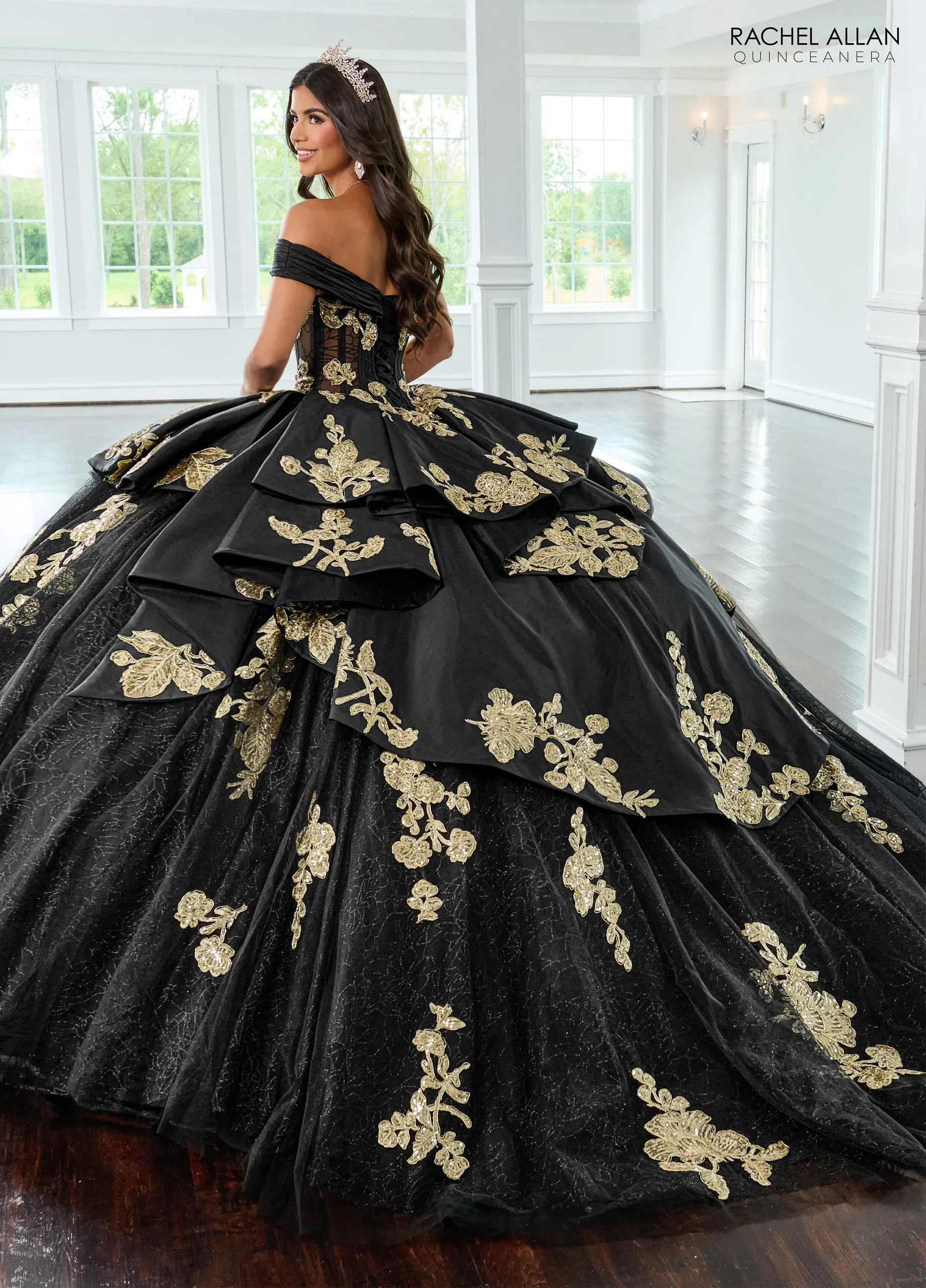 Off Shoulder Quinceanera Dress by Rachel Allan RQ2222