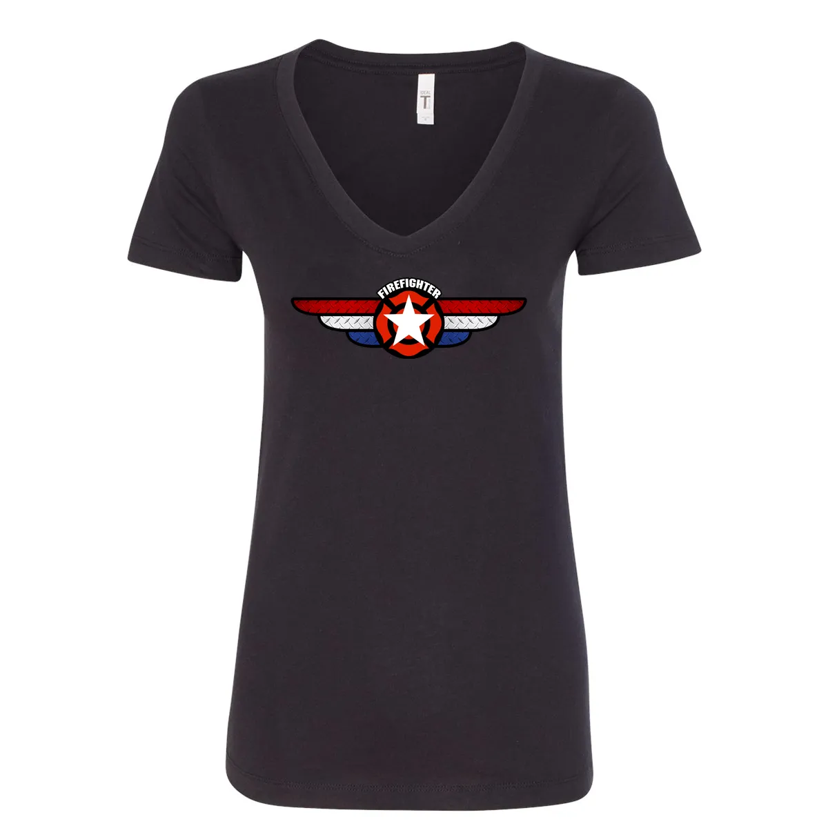 On the Wings Maltese Women's V-Neck Shirt