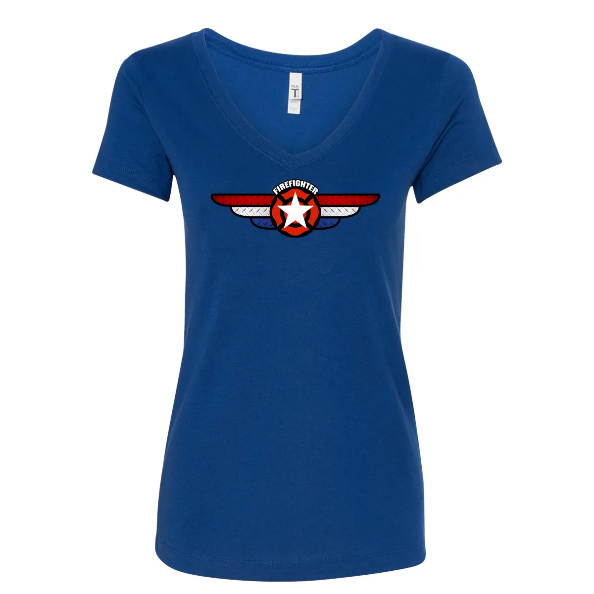 On the Wings Maltese Women's V-Neck Shirt