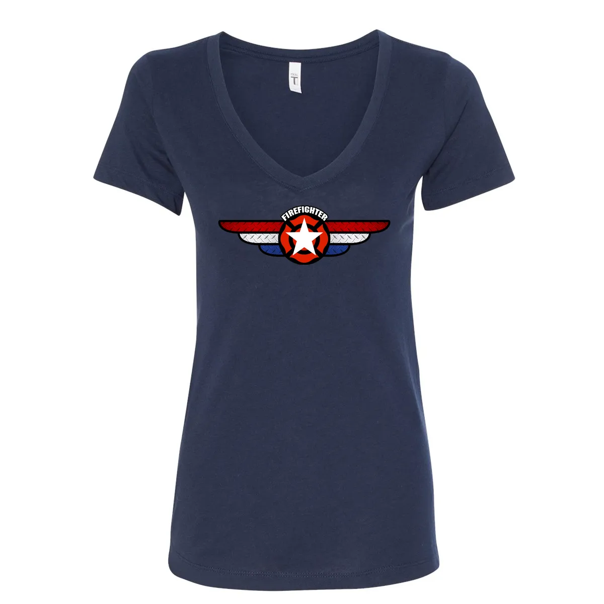 On the Wings Maltese Women's V-Neck Shirt