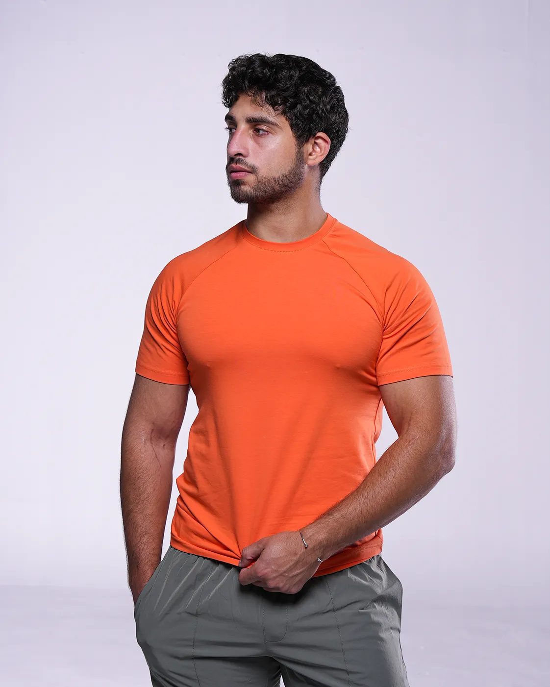 Orange Perfect Fit T-Shirt Men