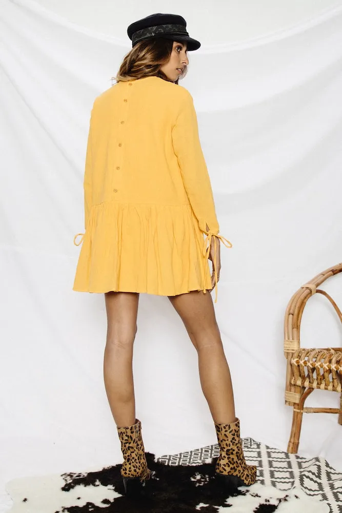 Paloma Dress Mustard