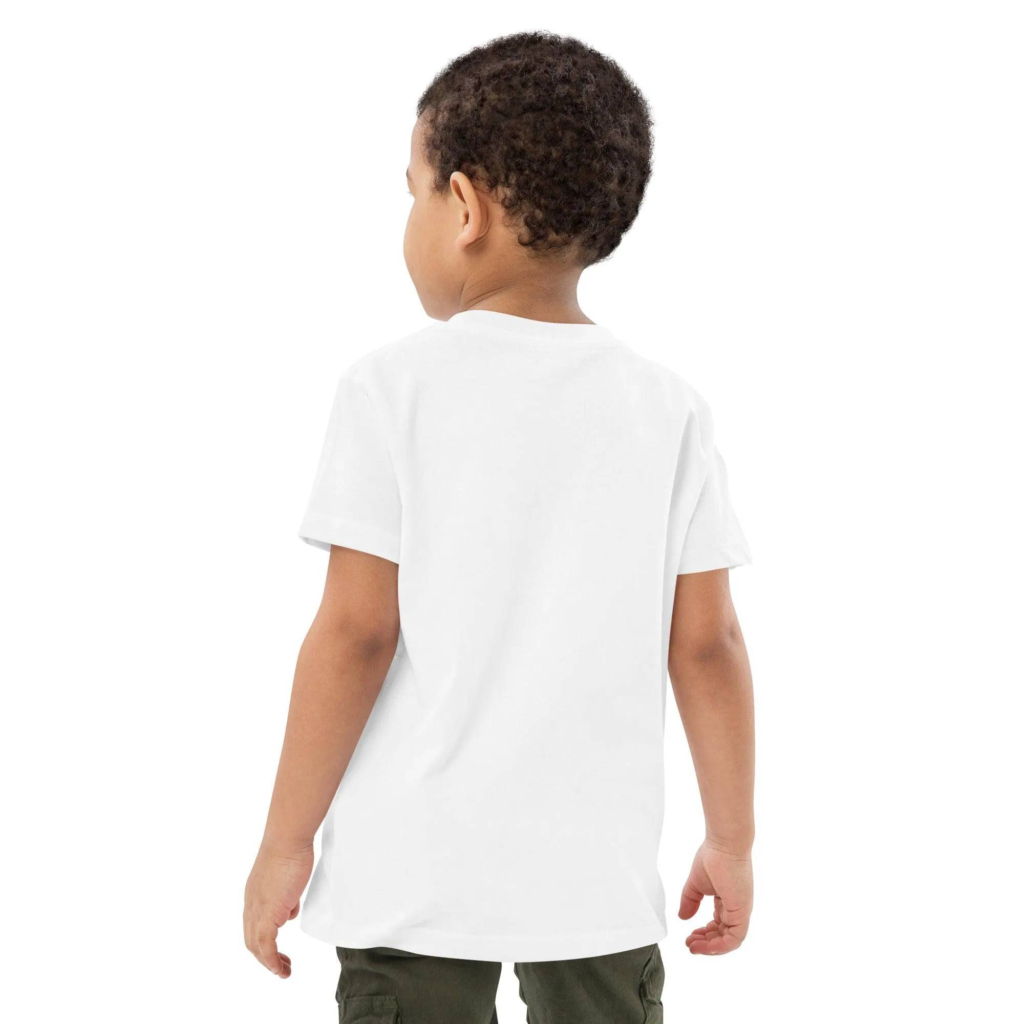 Personalize it! Organic Cotton Kids T-shirt Terrific Three