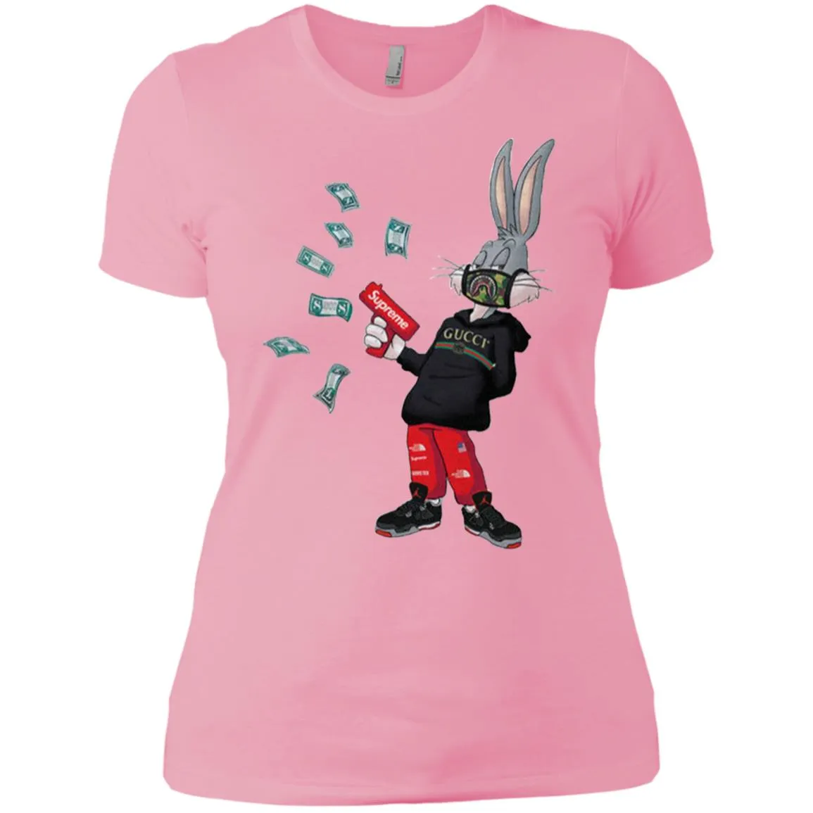 Rabbit Gucci T-shirt Women Cotton T-Shirt