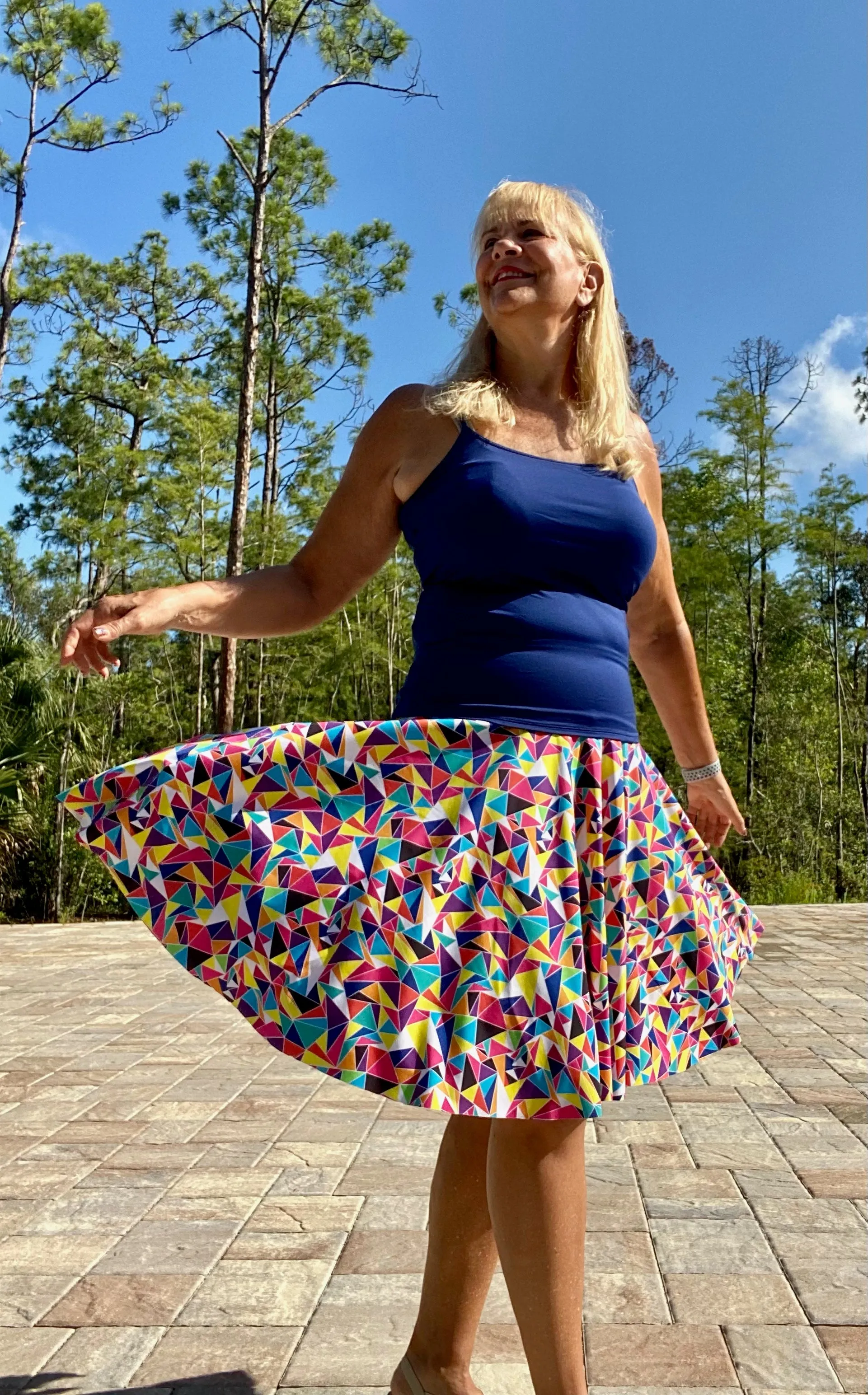 Rally Skirt PDF Pattern Adult Sizes B - M