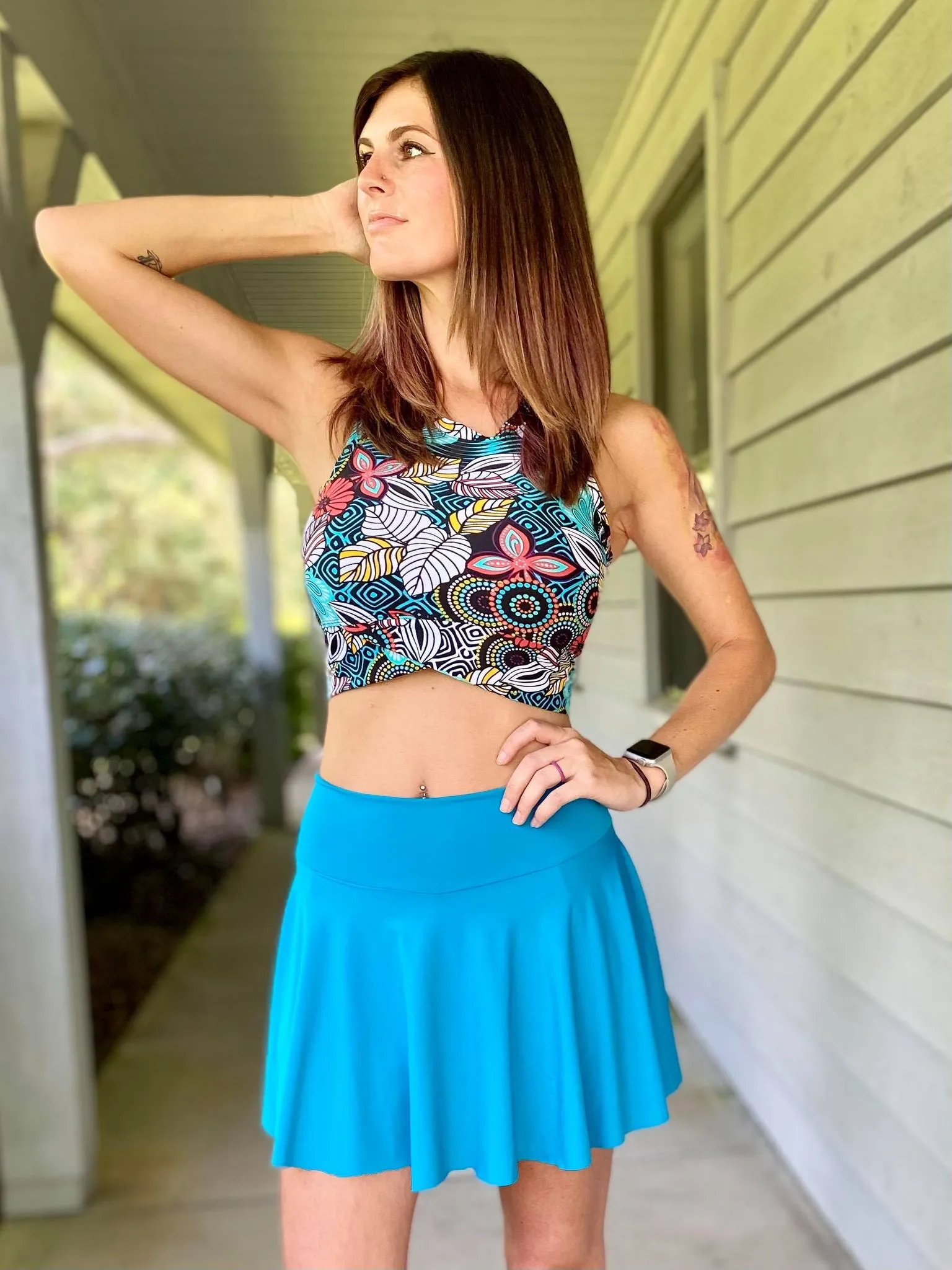 Rally Skirt PDF Pattern Adult Sizes B - M