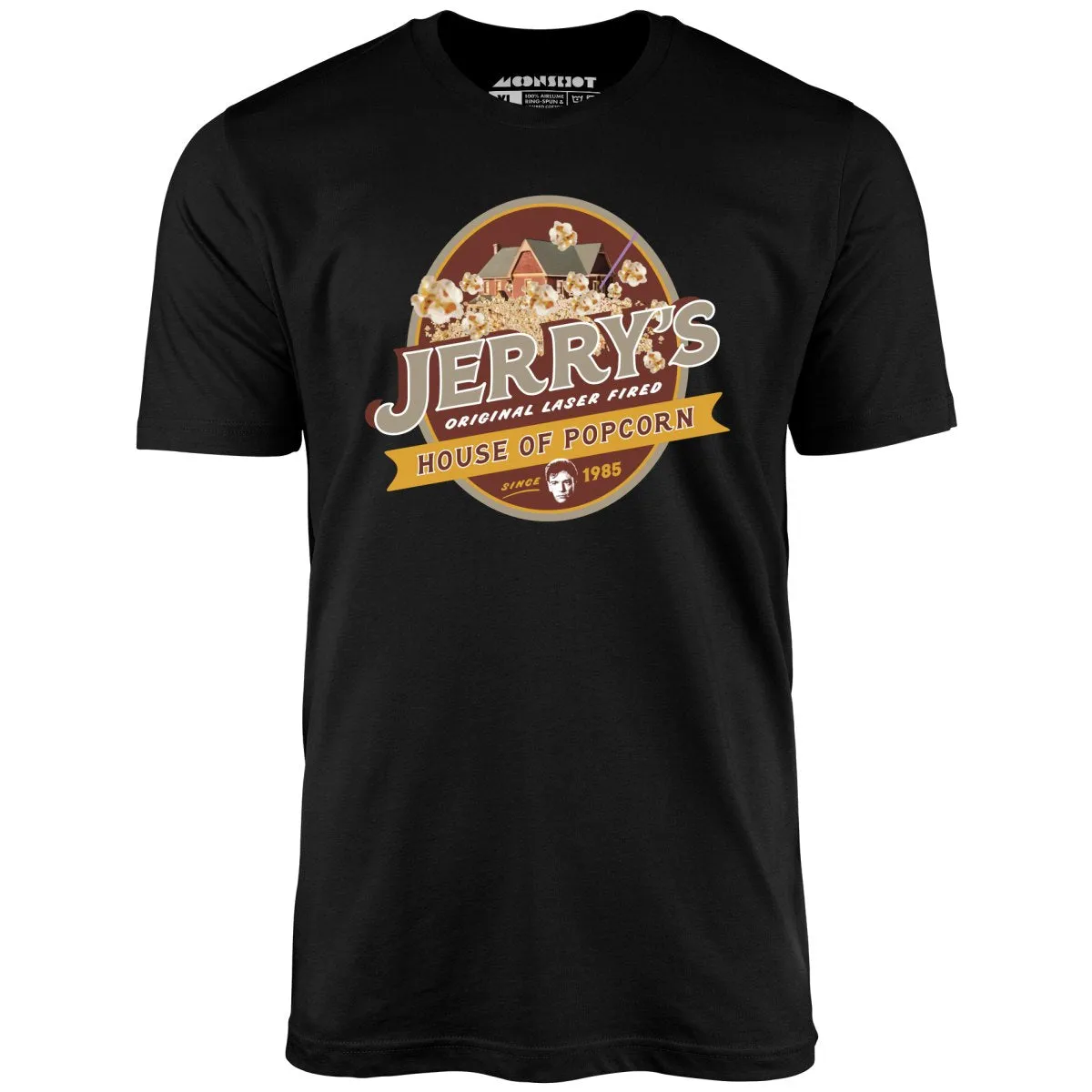 Real Genius - Jerry's House of Popcorn - Unisex T-Shirt