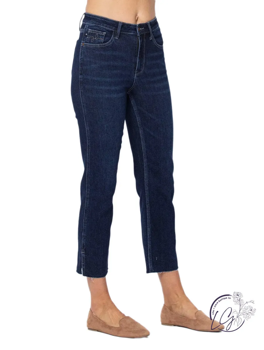 Regina Crop Straight Jeans By Judy Blue