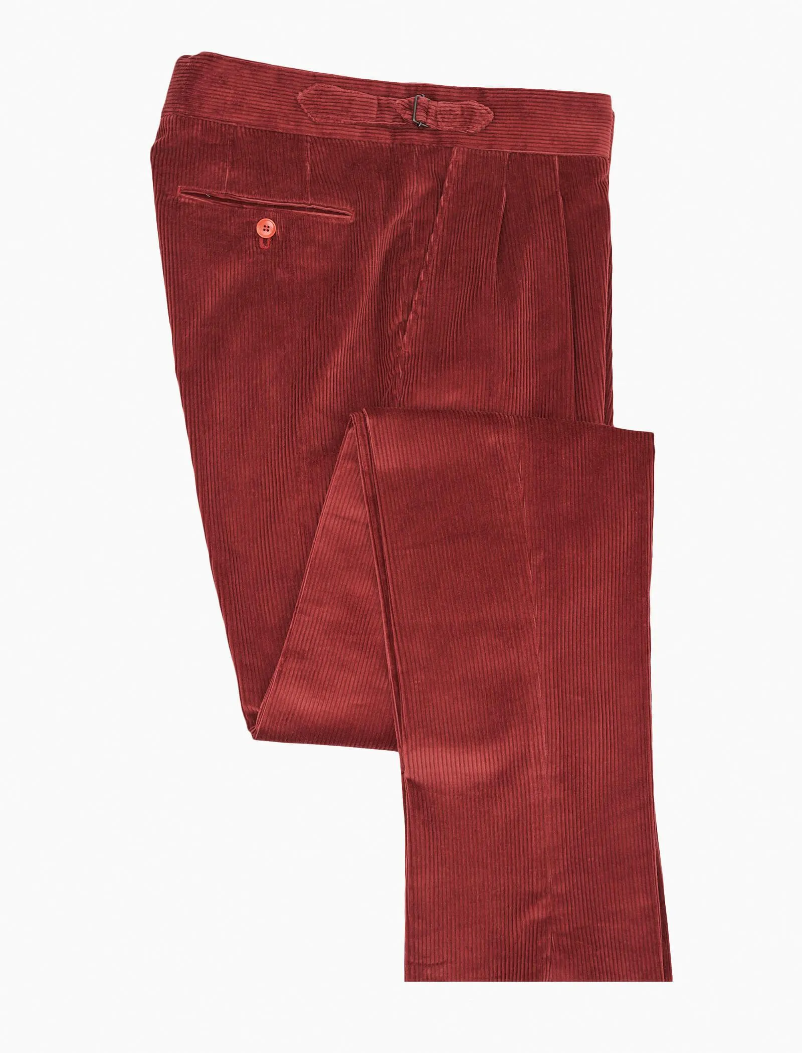 Rouge 8 Wale Corduroy High Waisted Trousers