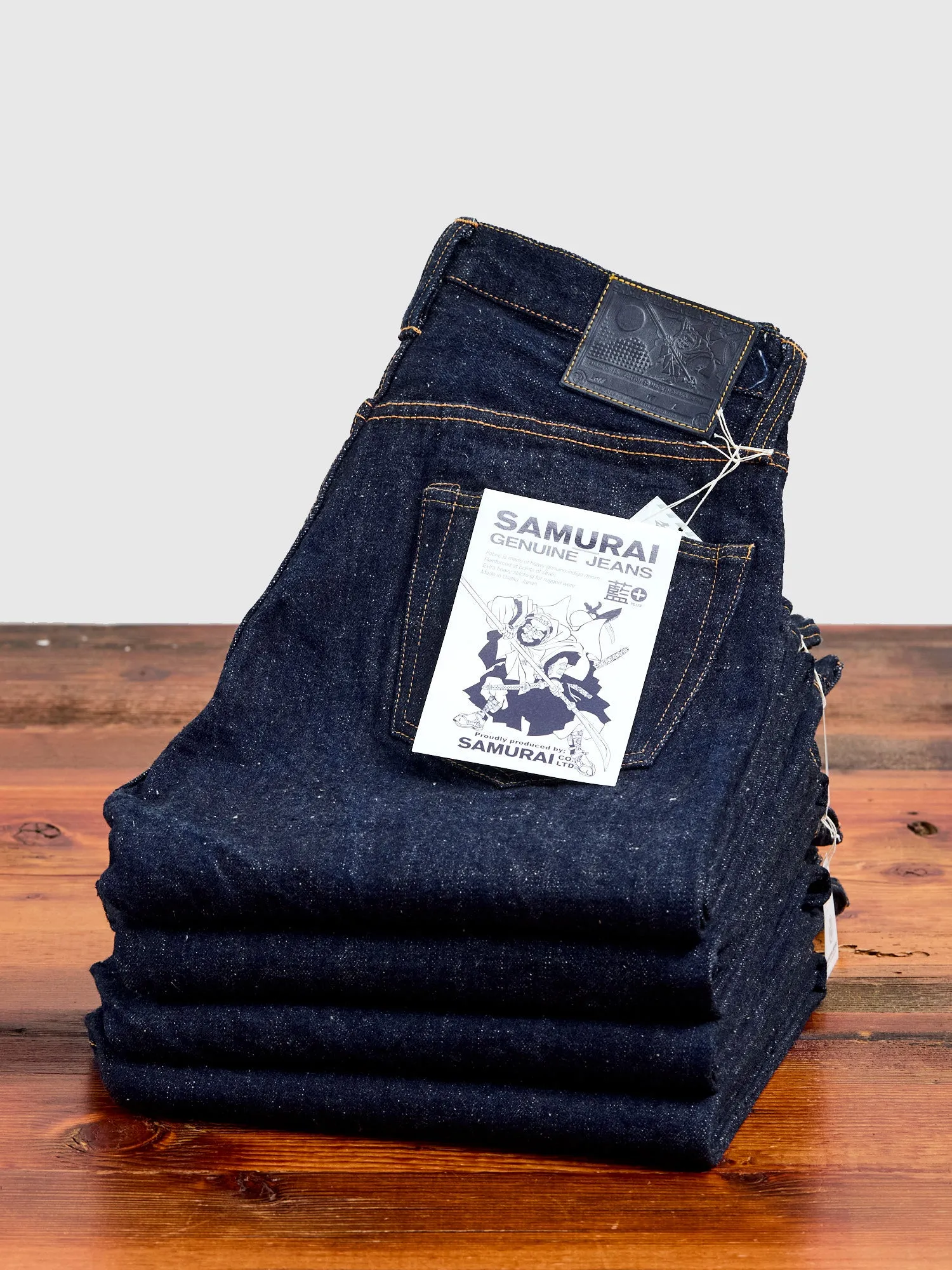 S211AX "Ai-Benkei" 18oz Natural Indigo Selvedge Denim - Relaxed Tapered Fit