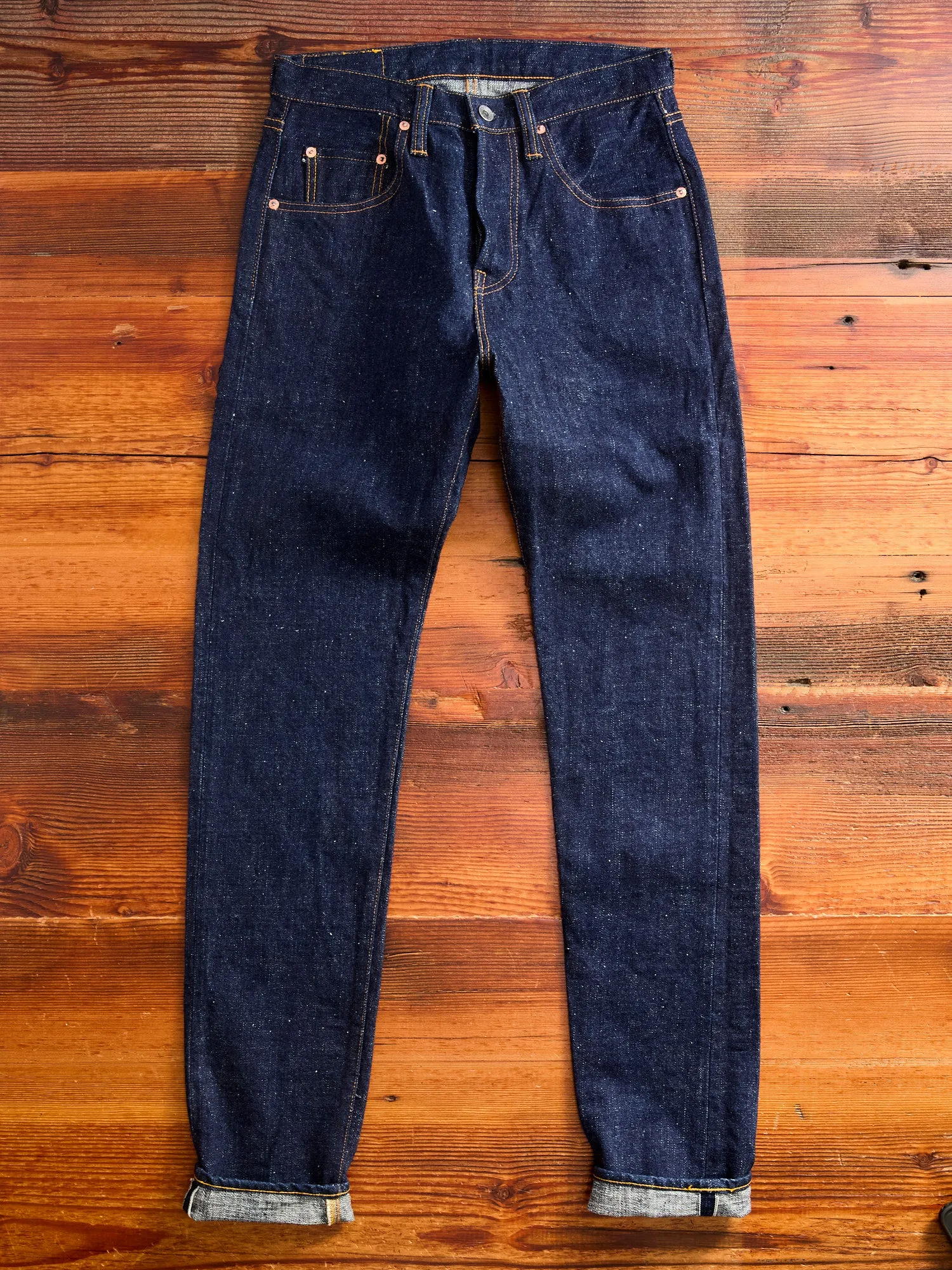 S211AX "Ai-Benkei" 18oz Natural Indigo Selvedge Denim - Relaxed Tapered Fit