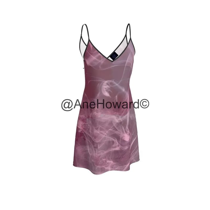 Short Slip Dress Pink Smoke