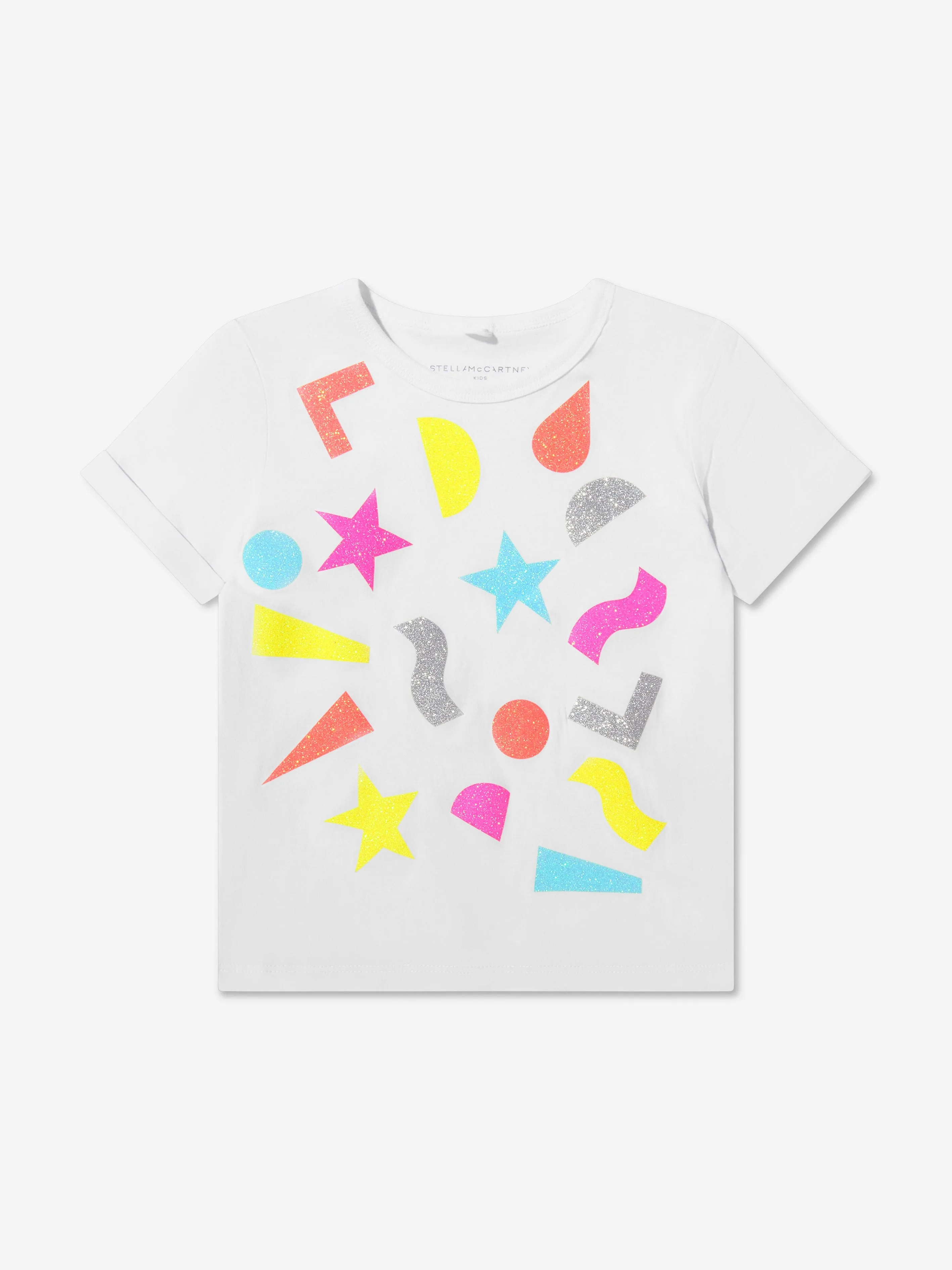 Stella McCartney Girls Shape Print T-Shirt