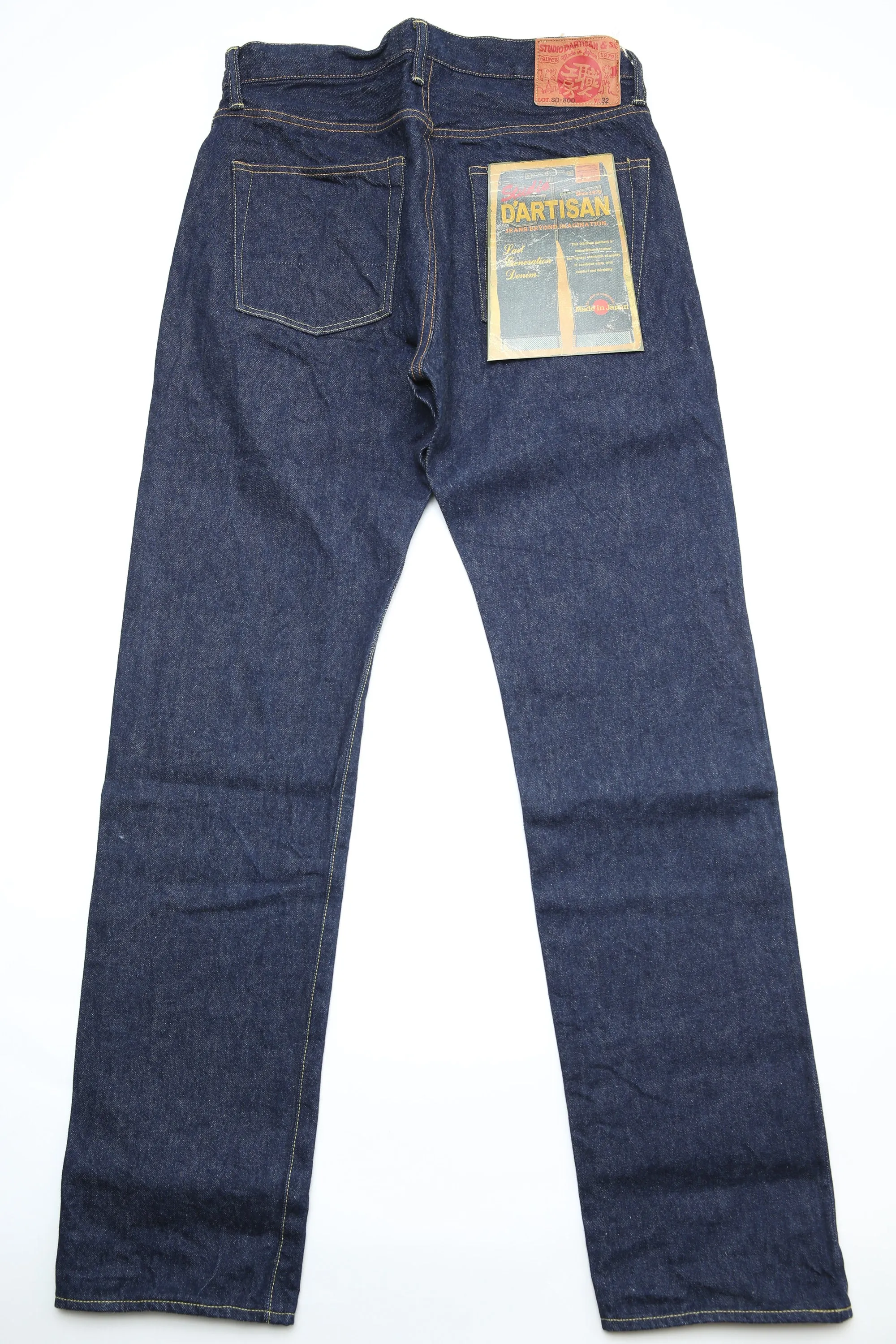 Studio D'artisan Natural Indigo Tapered Fit (SD-800S) - One Wash