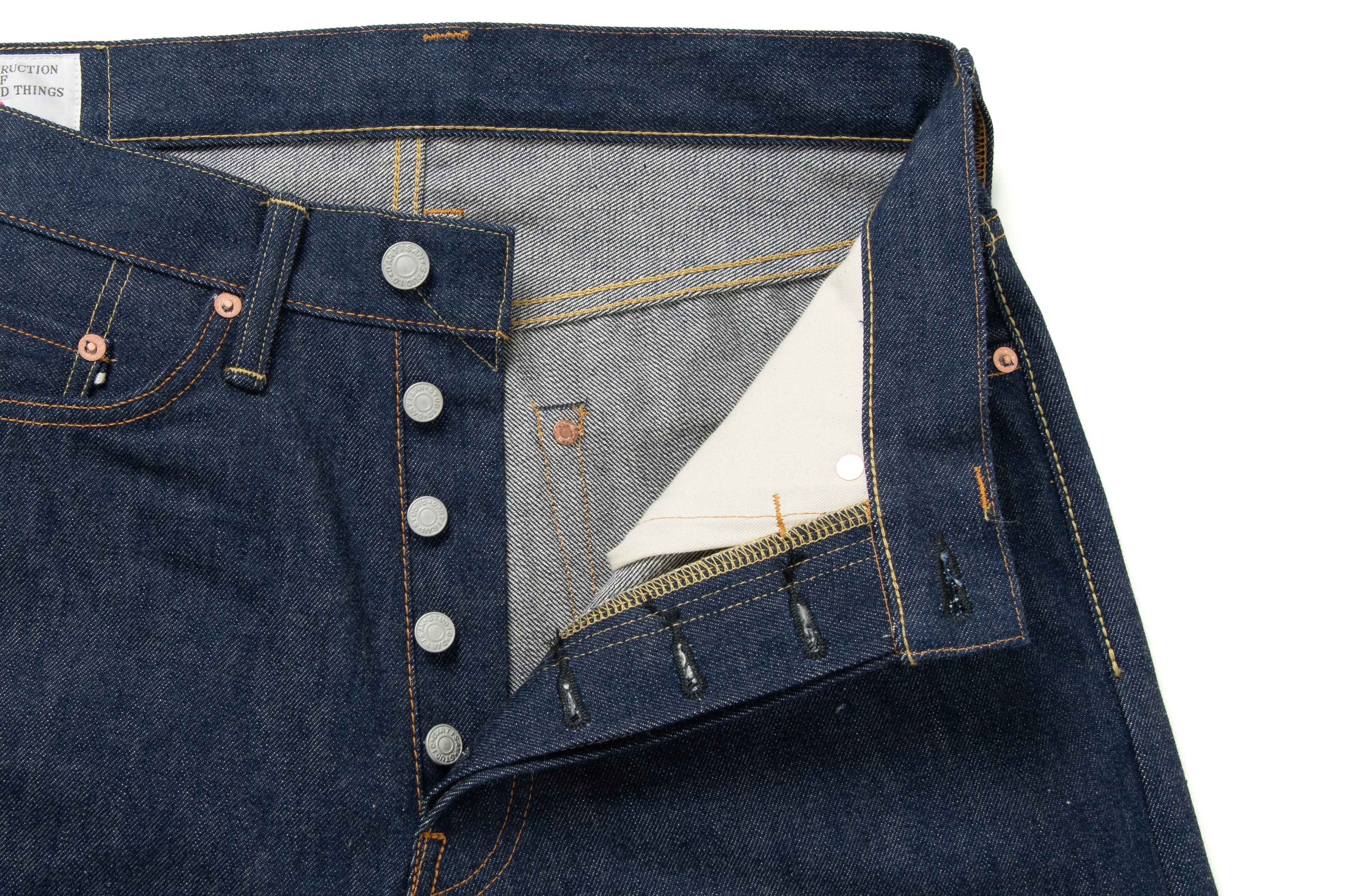 Studio D'artisan Natural Indigo Tapered Fit (SD-800S) - One Wash