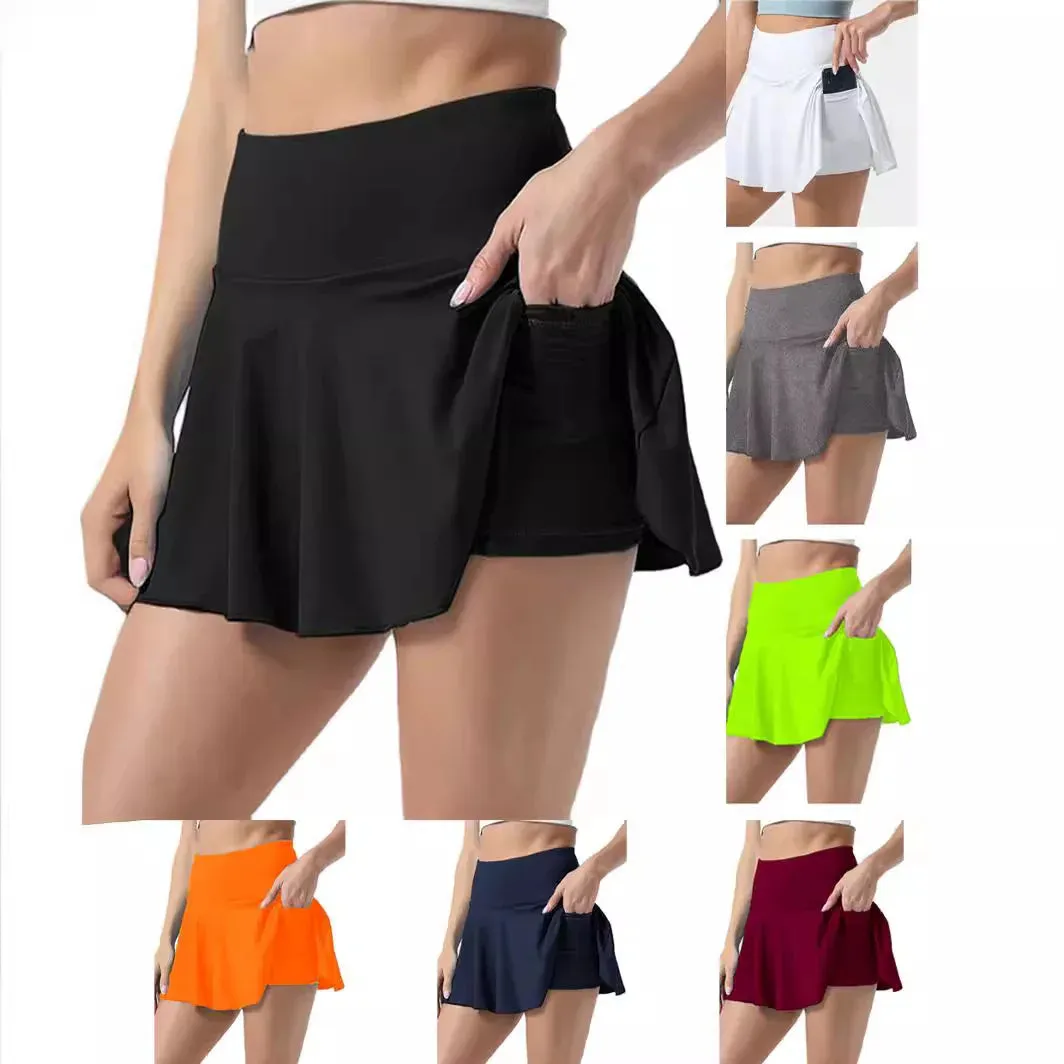 Summer Women's Skirt High-Waisted Quick-Drying Sports Culottes