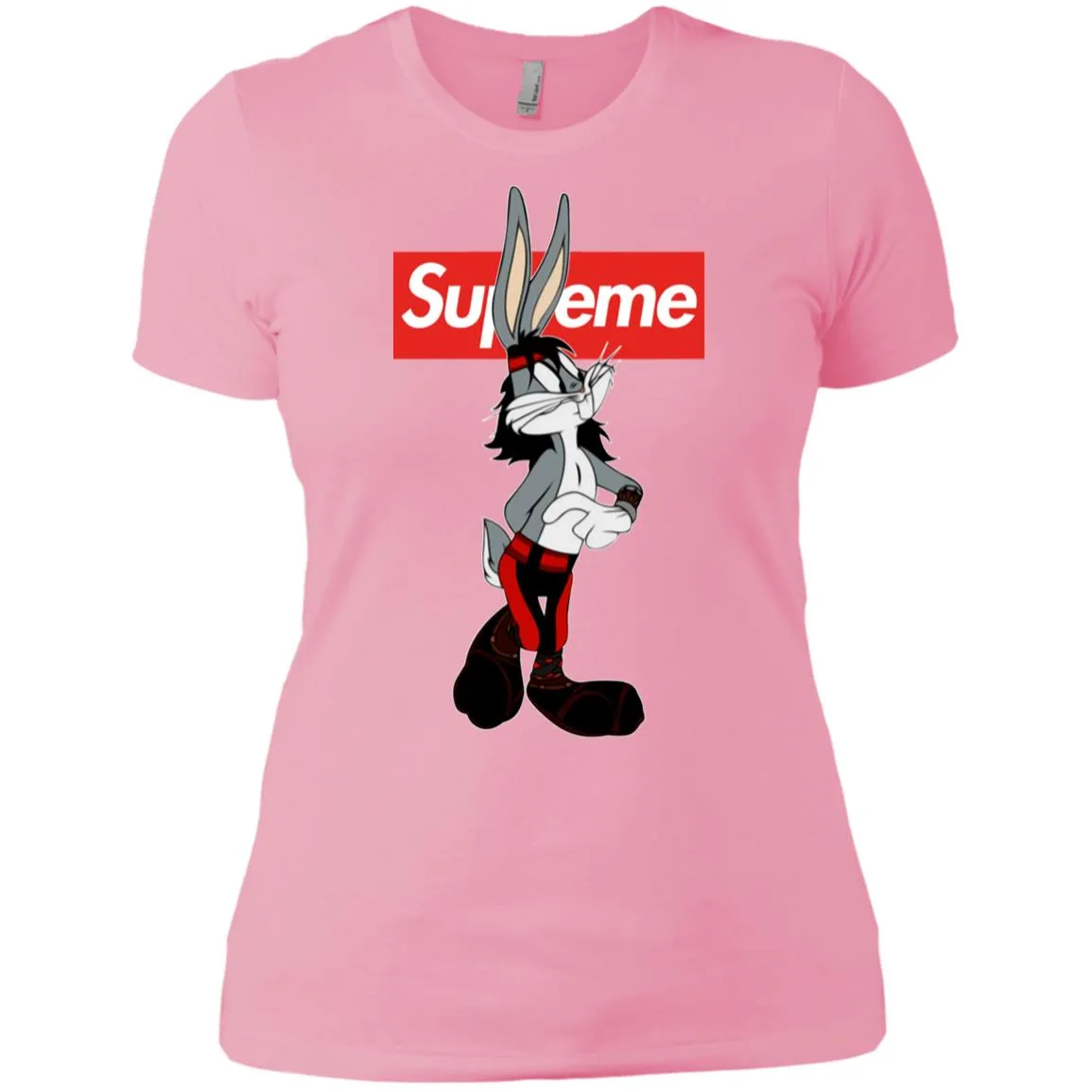 Supreme Rabbit T-shirt Women Cotton T-Shirt