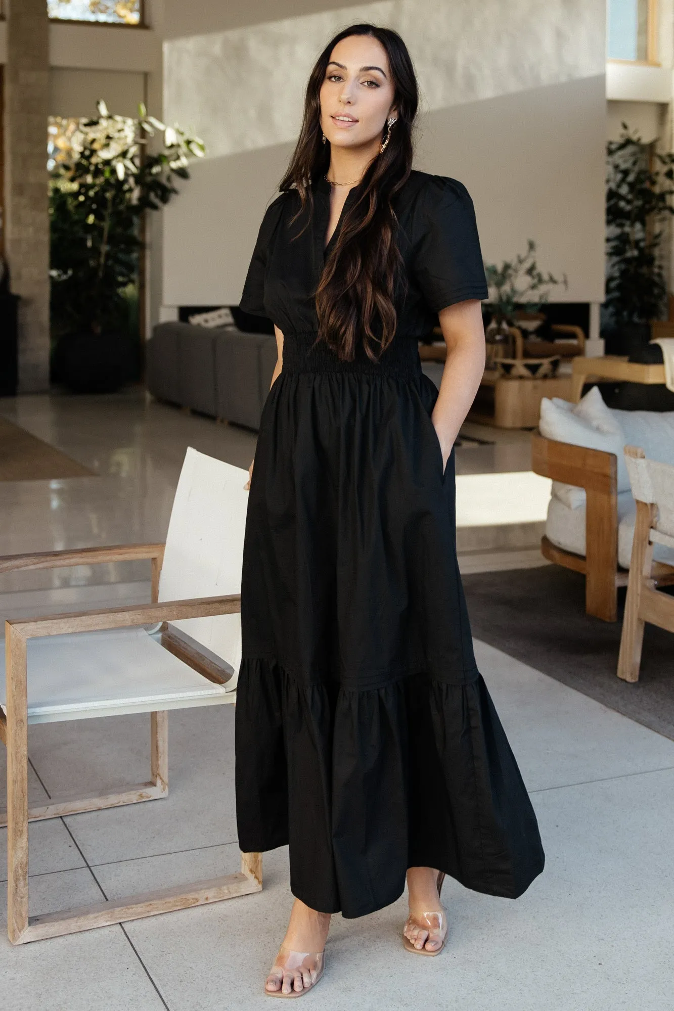 Vera Maxi Dress | Black