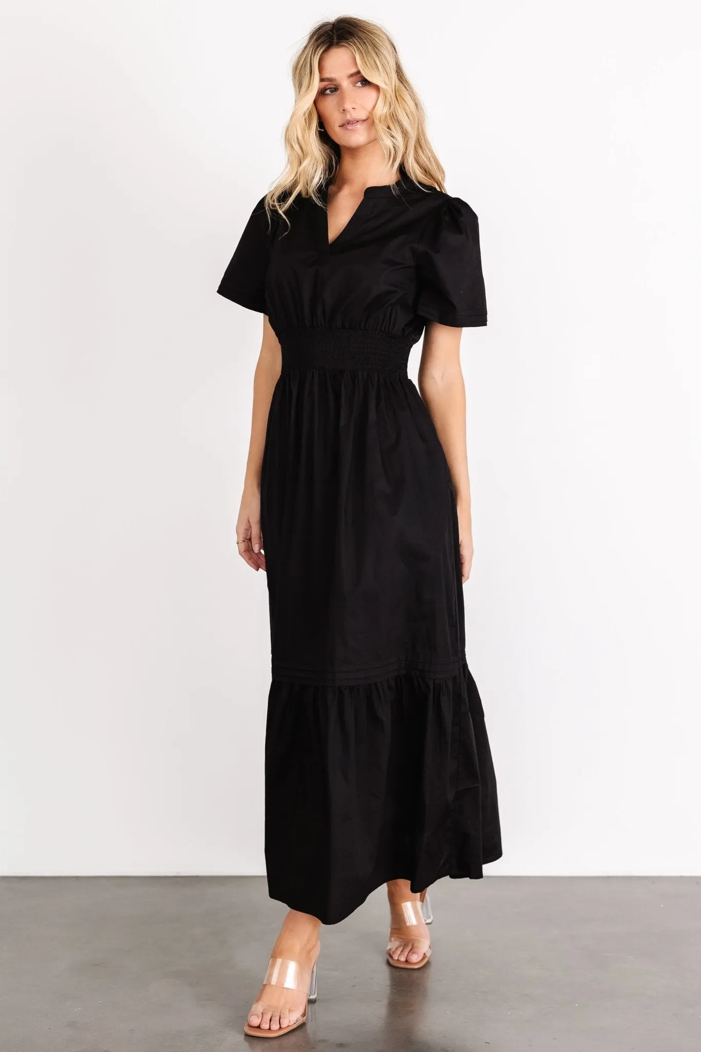 Vera Maxi Dress | Black