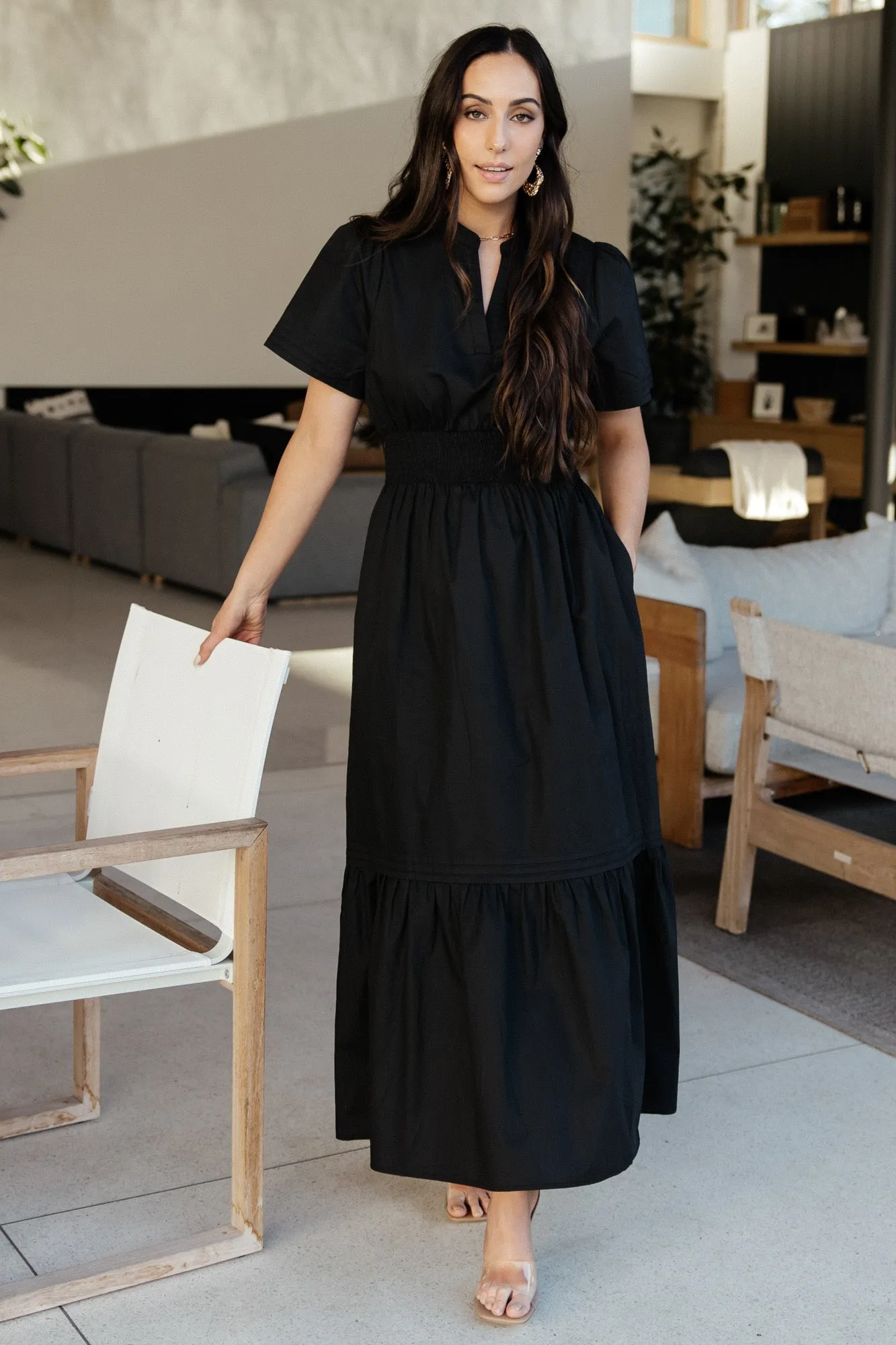 Vera Maxi Dress | Black