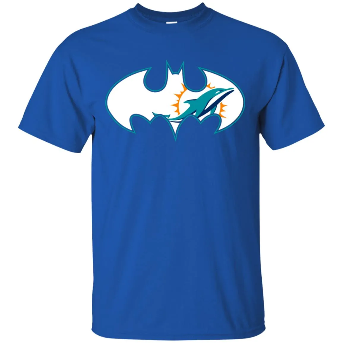 We Are The Miami Dolphins Batman Nfl Mashup Men Cotton T-Shirt