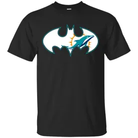 We Are The Miami Dolphins Batman Nfl Mashup Men Cotton T-Shirt