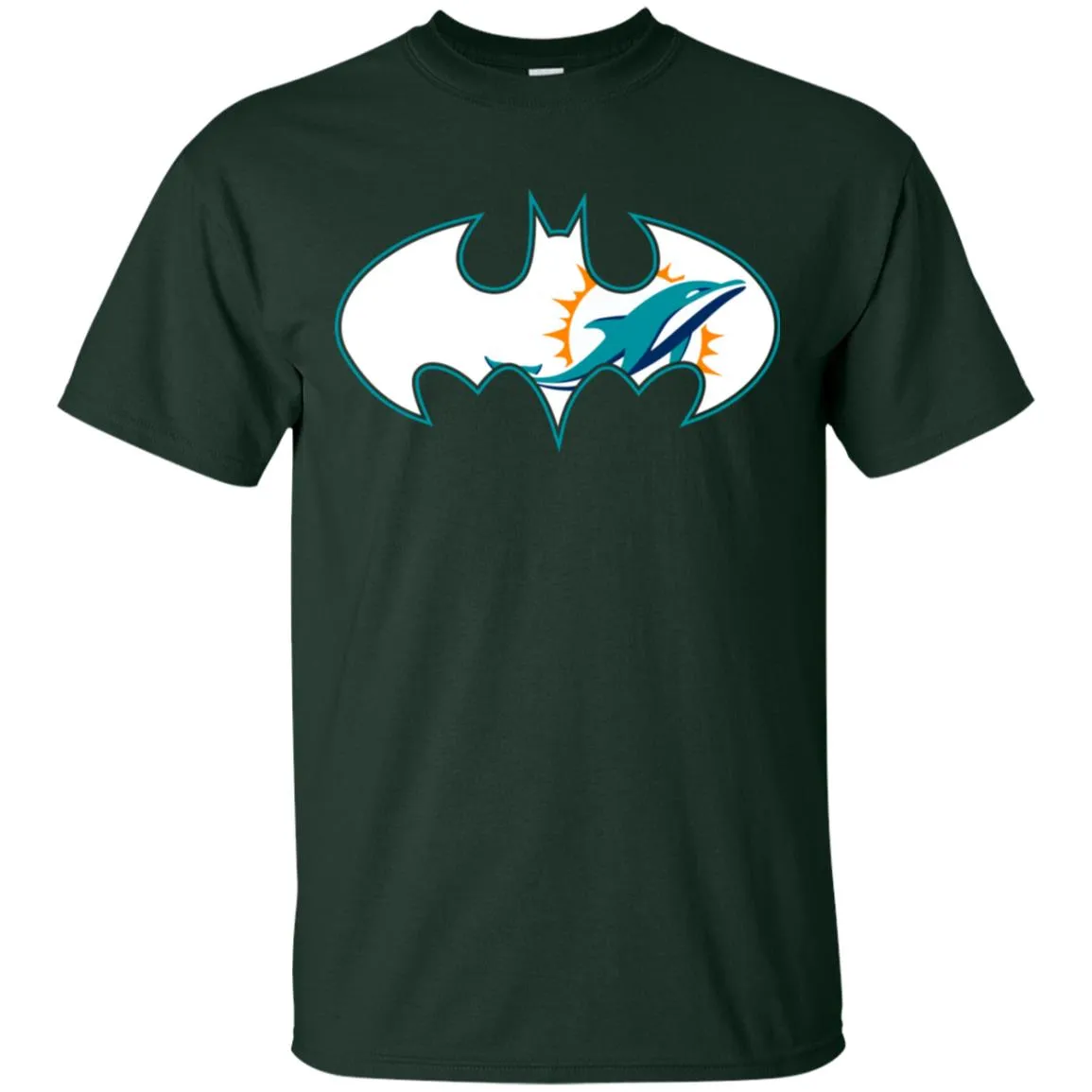 We Are The Miami Dolphins Batman Nfl Mashup Men Cotton T-Shirt