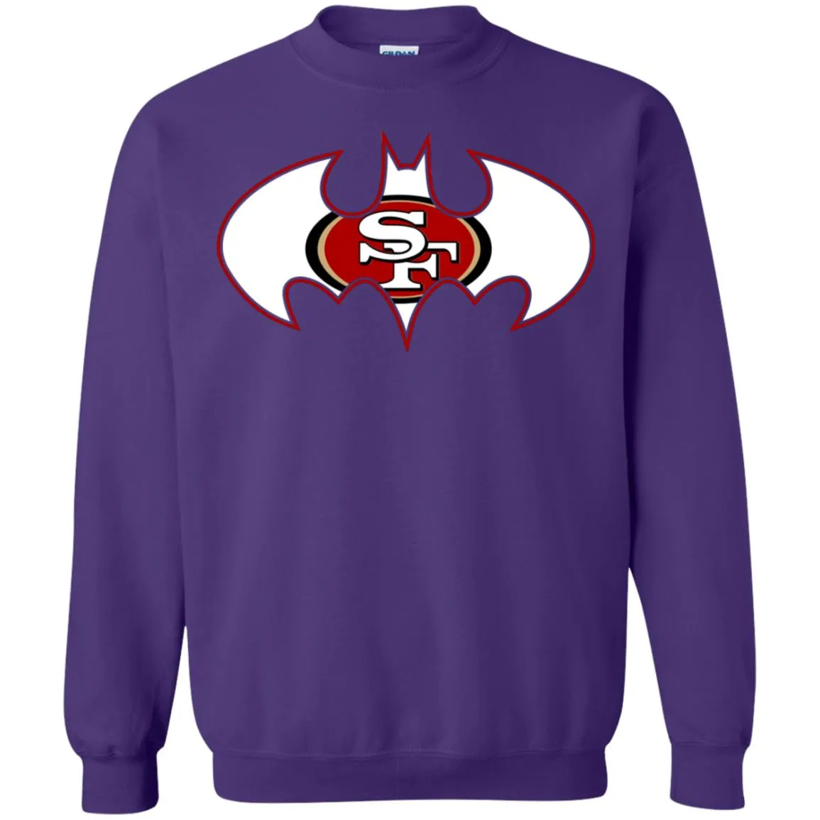 We Are The San Francisco 49ers Batman Nfl Mashup Crewneck Pullover Sweatshirt