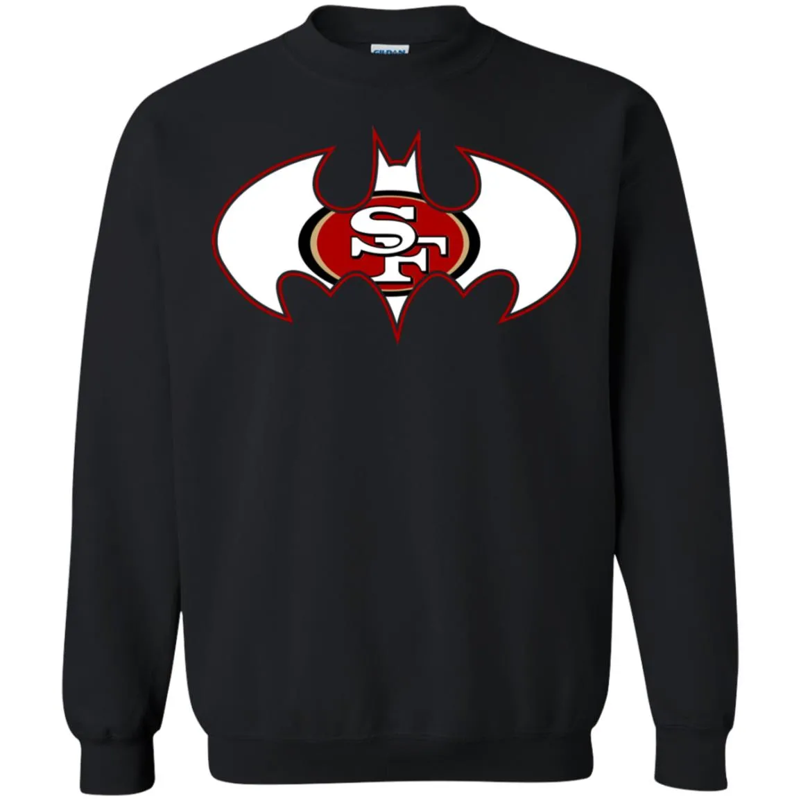 We Are The San Francisco 49ers Batman Nfl Mashup Crewneck Pullover Sweatshirt