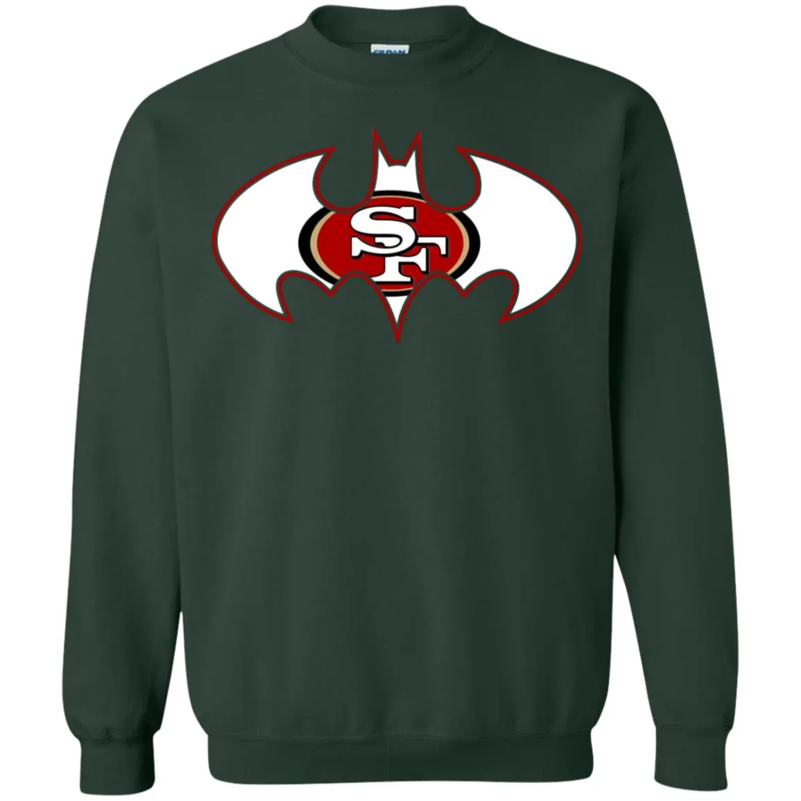 We Are The San Francisco 49ers Batman Nfl Mashup Crewneck Pullover Sweatshirt