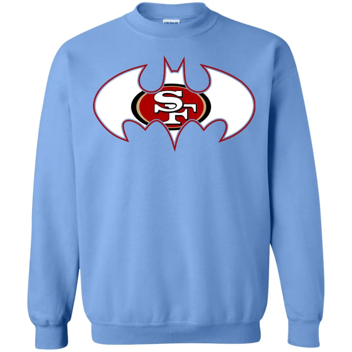 We Are The San Francisco 49ers Batman Nfl Mashup Crewneck Pullover Sweatshirt